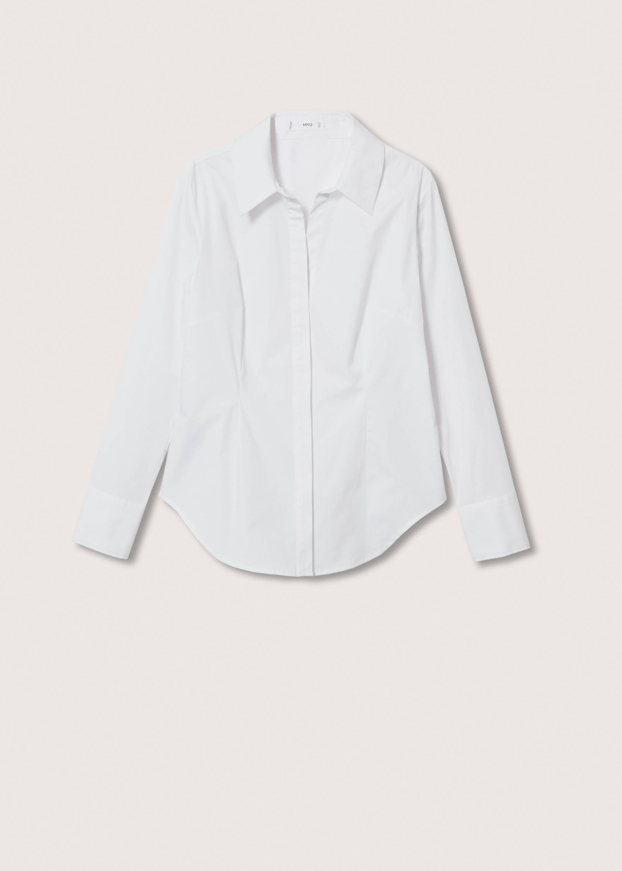 Essential cotton-blend shirt - Article without model