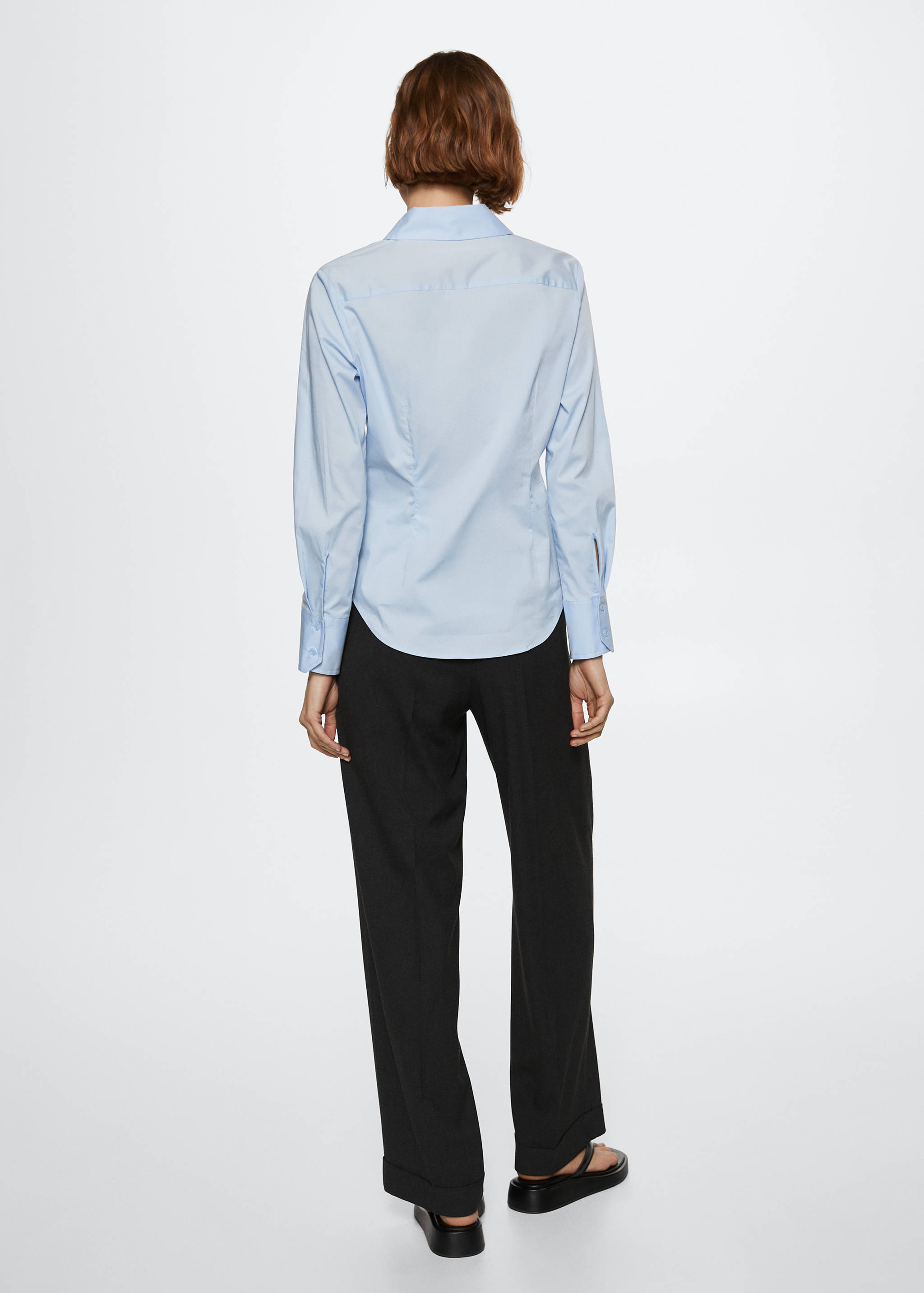 Essential cotton-blend shirt - Reverse of the article