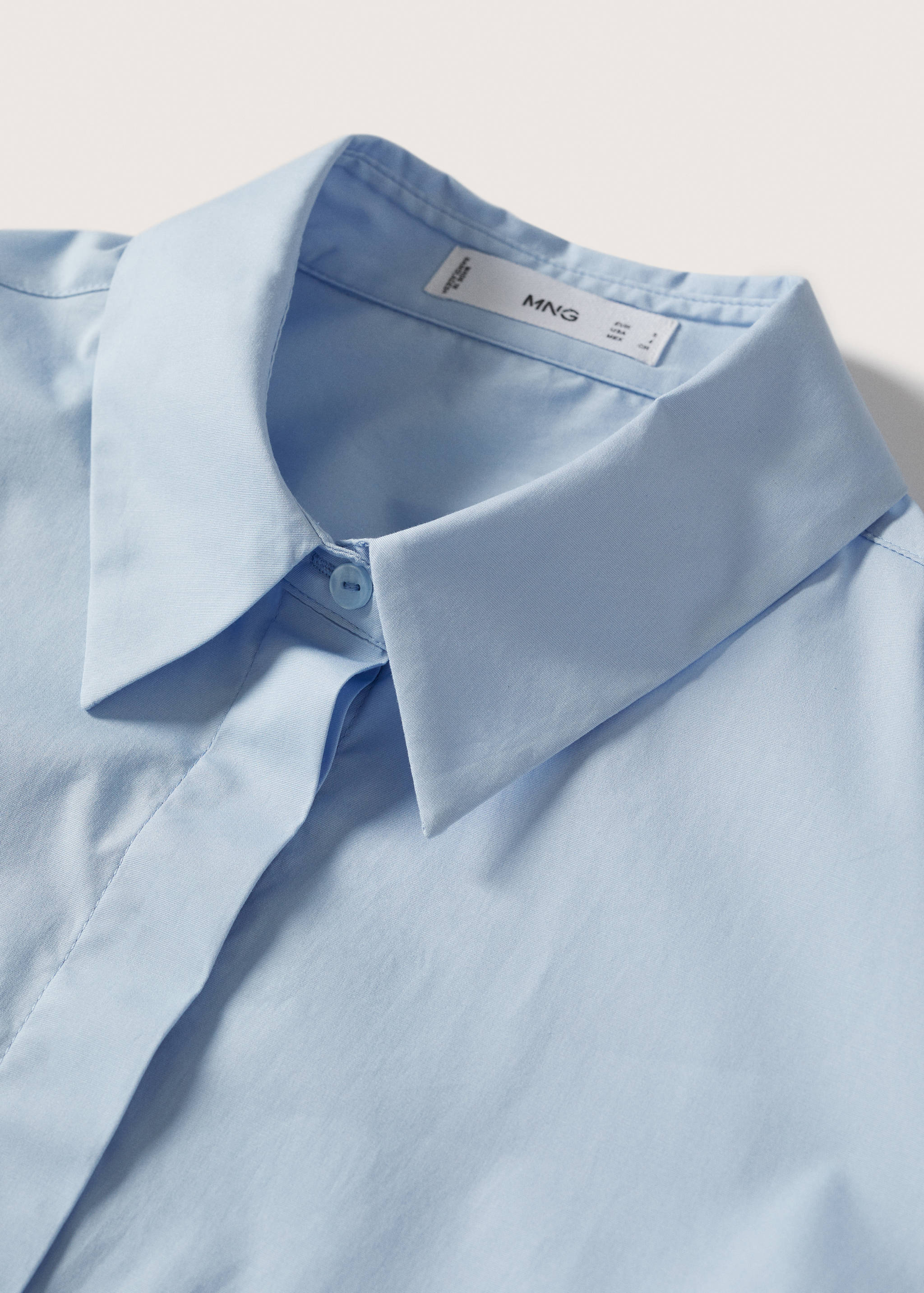 Essential cotton-blend shirt - Details of the article 8
