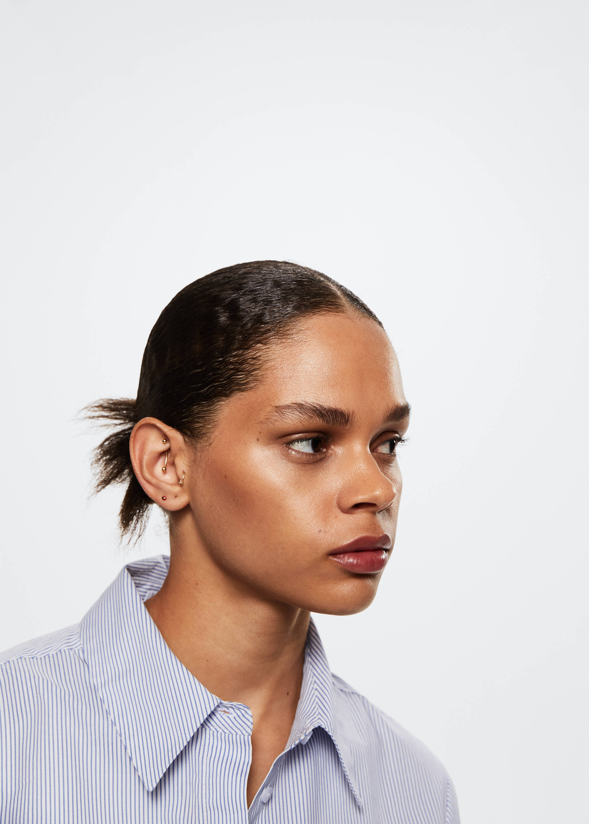 Essential cotton-blend shirt - Details of the article 1