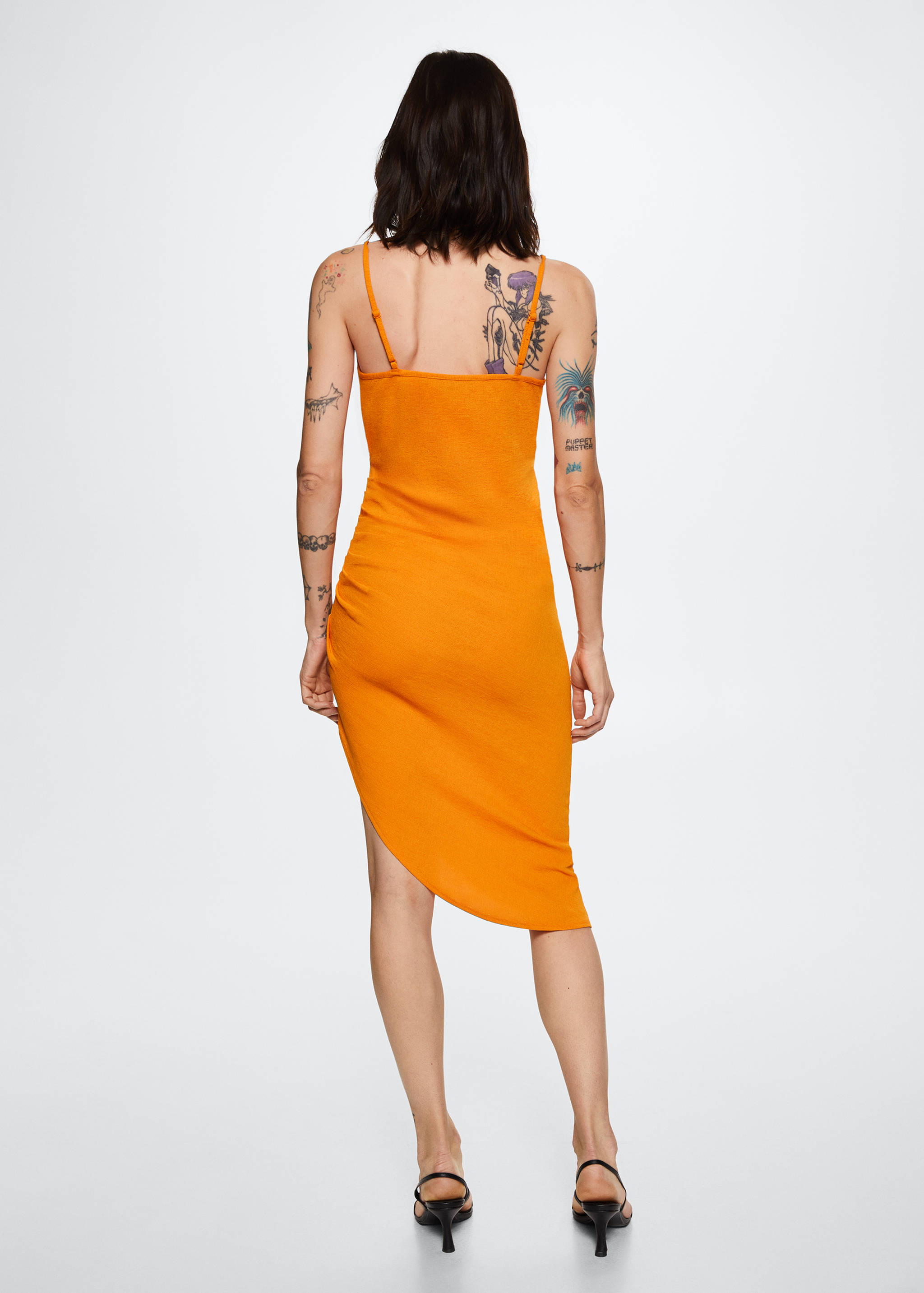 Ruched detail dress - Reverse of the article