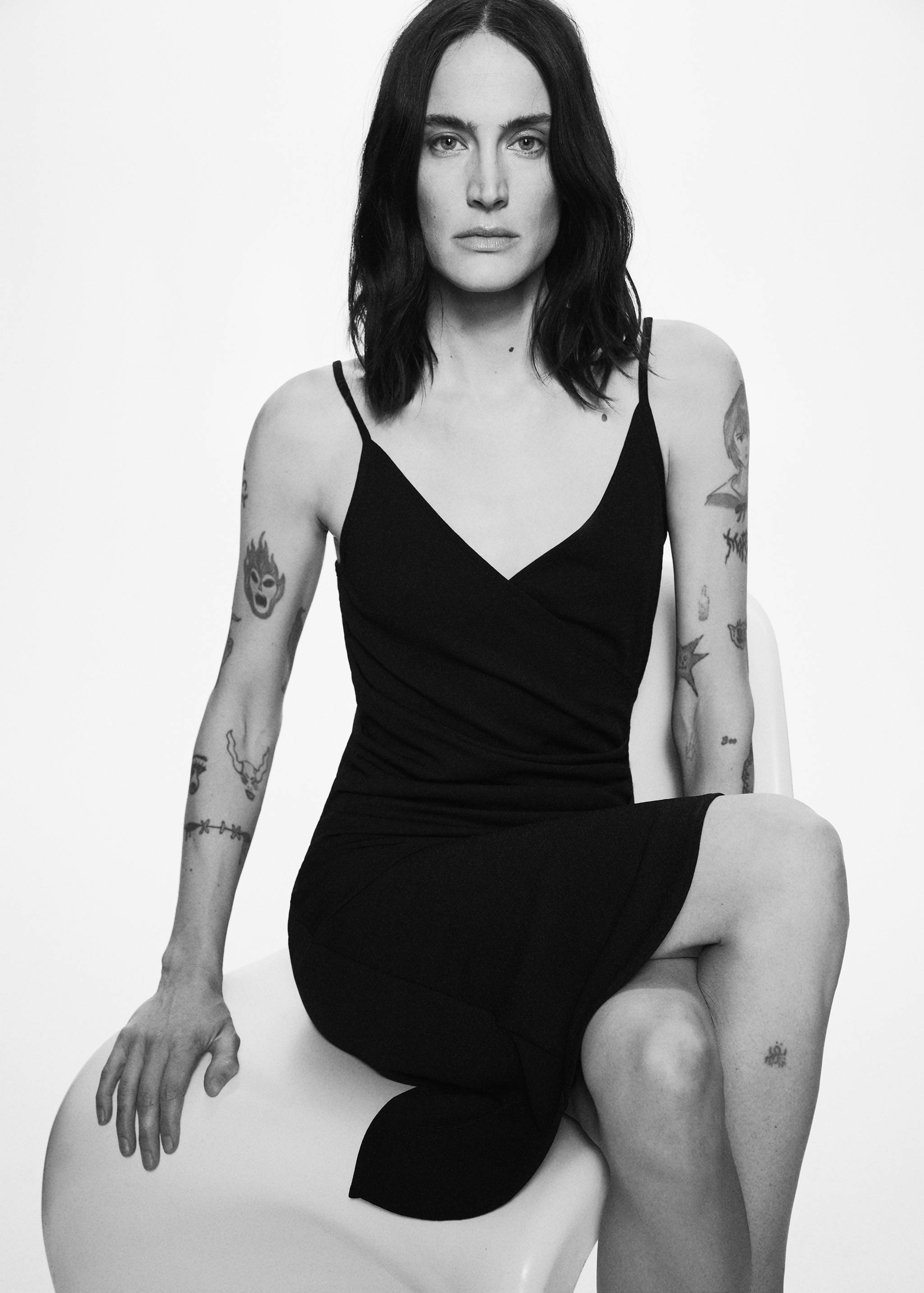 Ruched detail dress - Details of the article 1