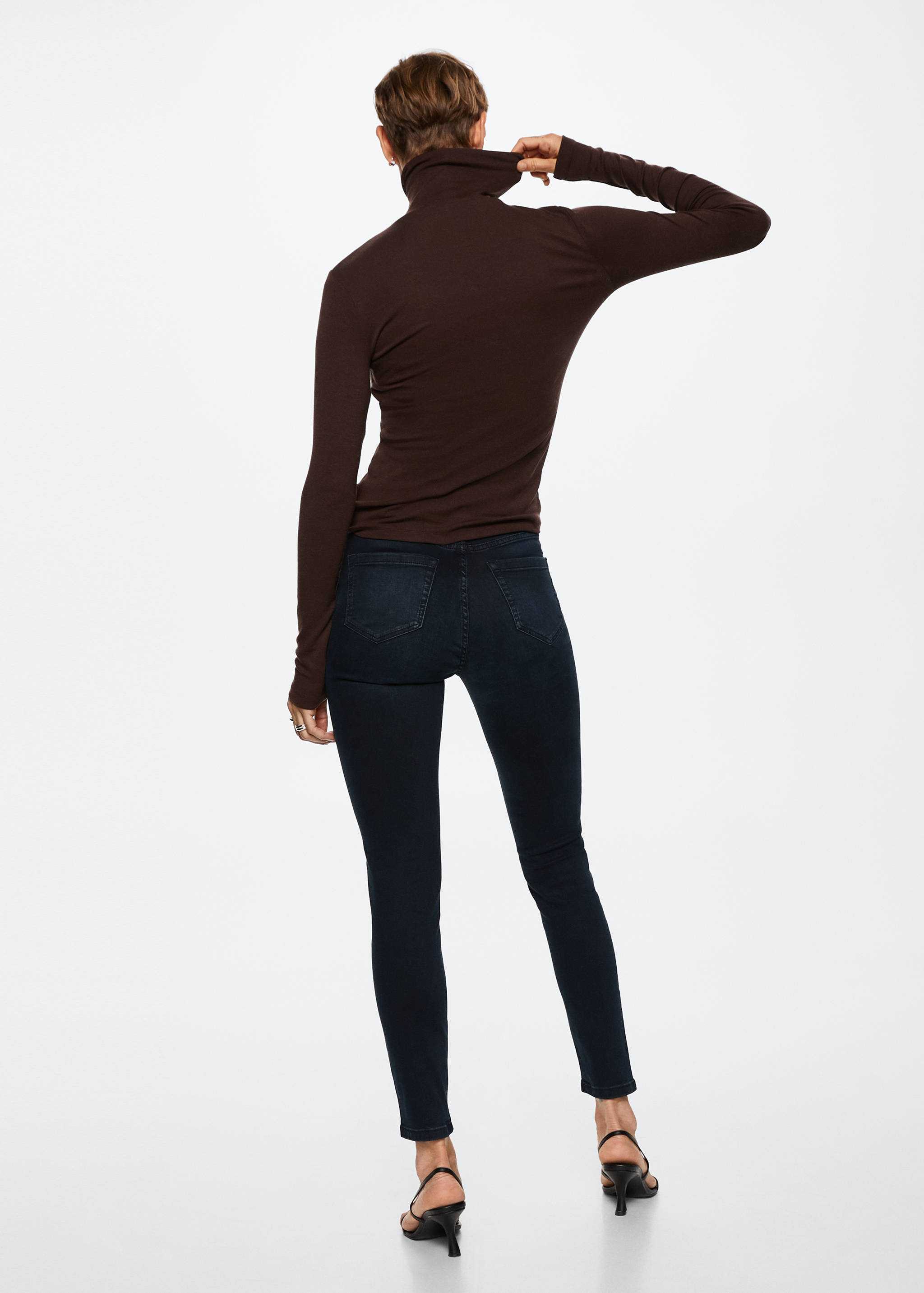 High-rise skinny jeans - Reverse of the article