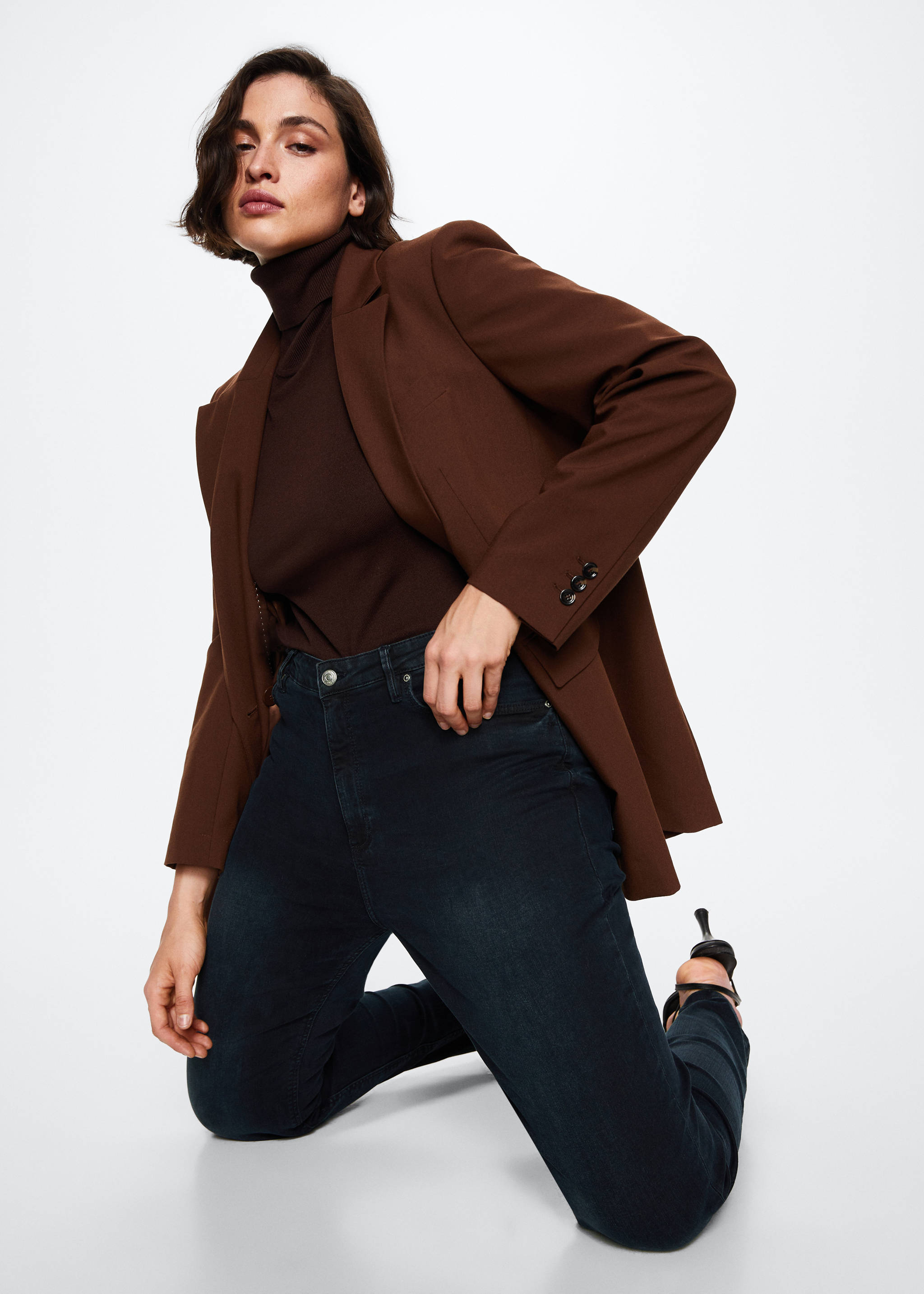 High-rise skinny jeans - Details of the article 4