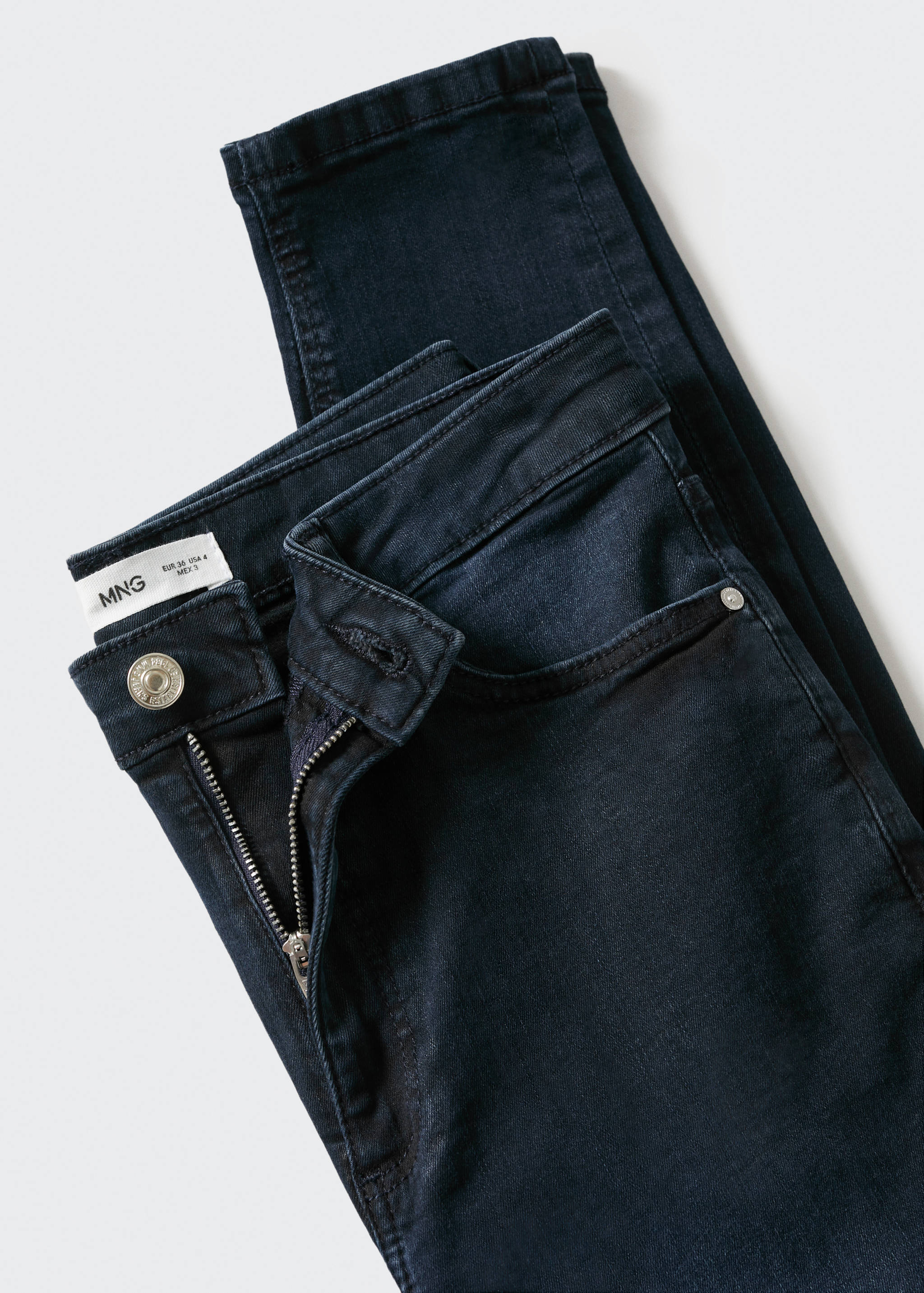 High-rise skinny jeans - Details of the article 8
