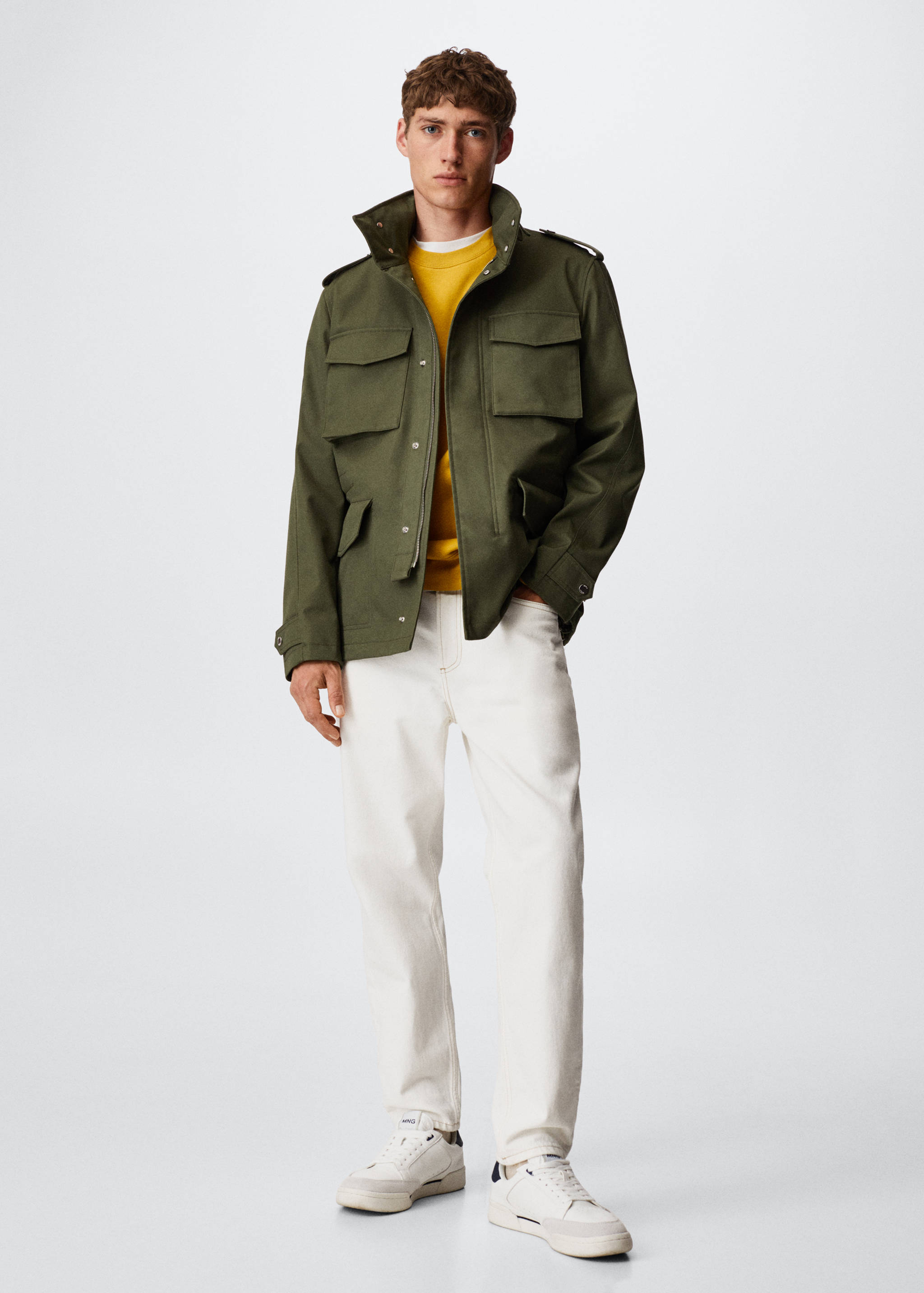 Blouson coton poches - Plan général