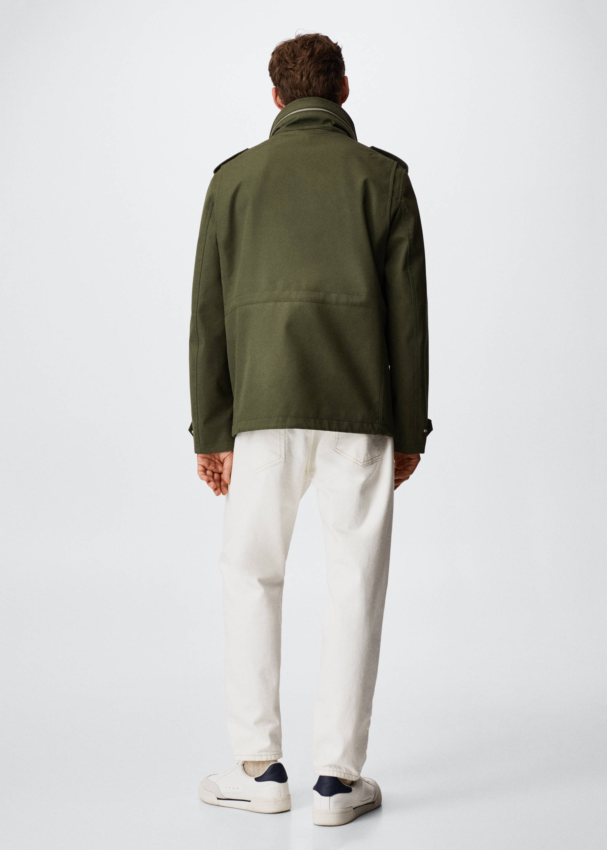 Blouson coton poches - Verso de l’article