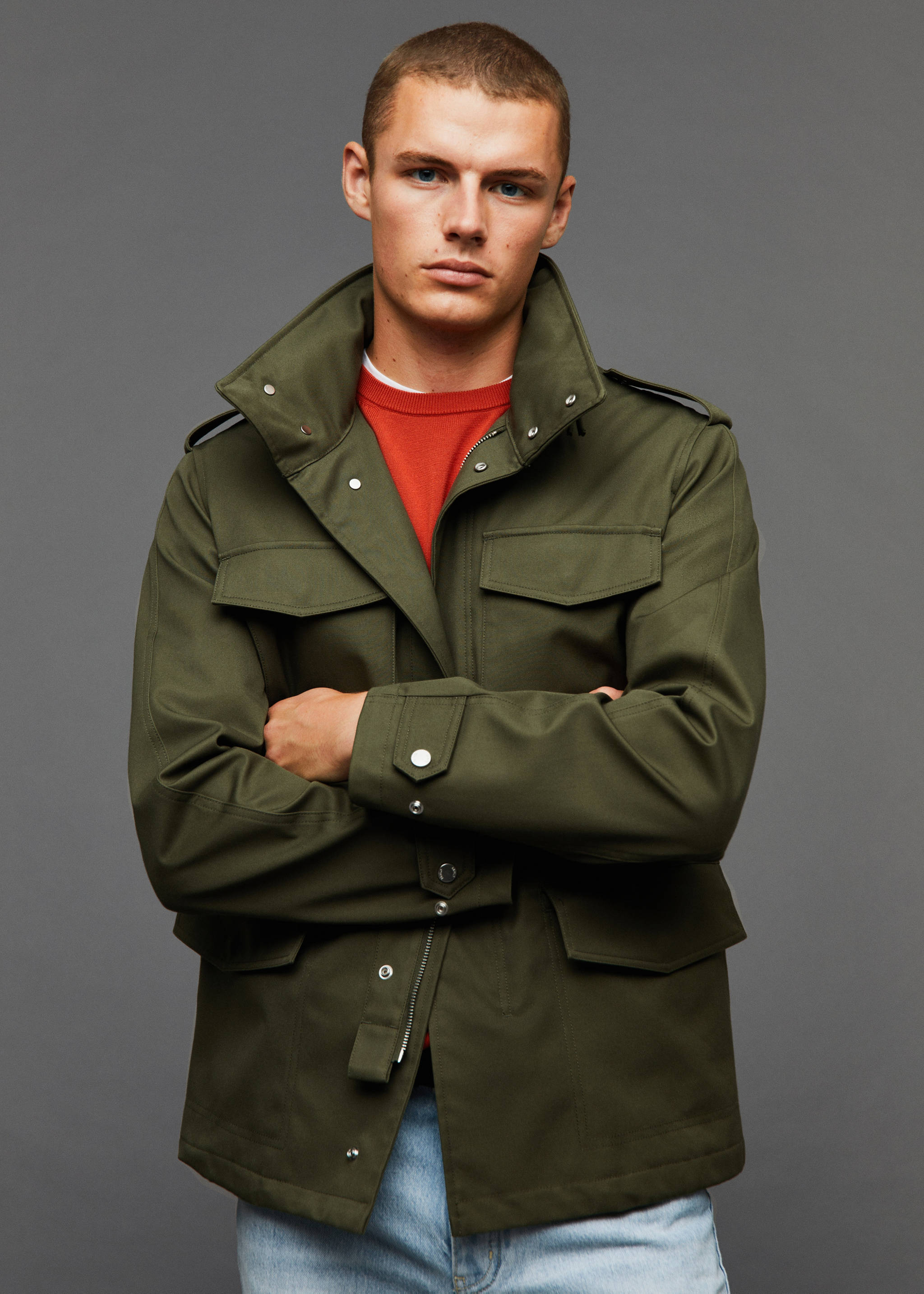 Blouson coton poches - Détail de l'article 5