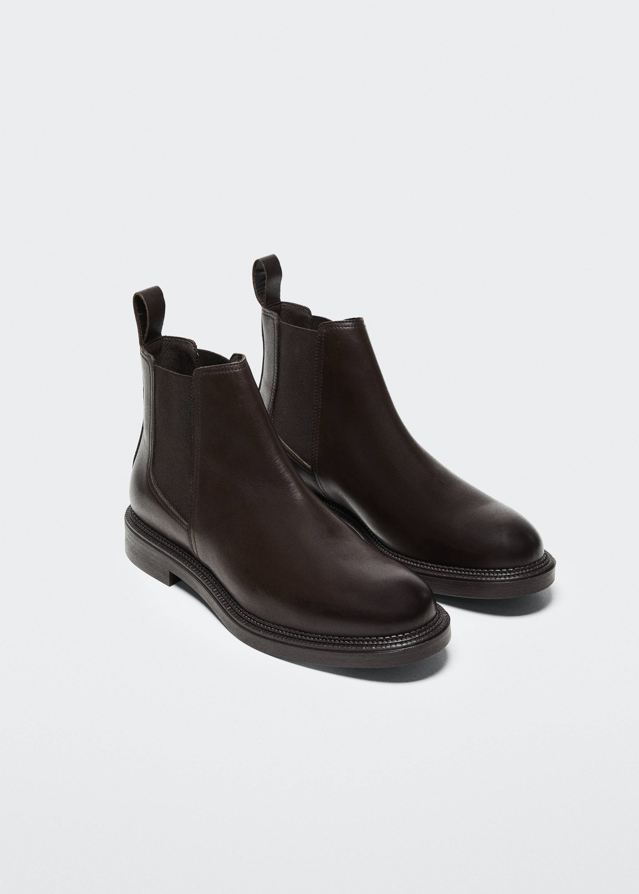 Leather Chelsea ankle boots - Medium plane