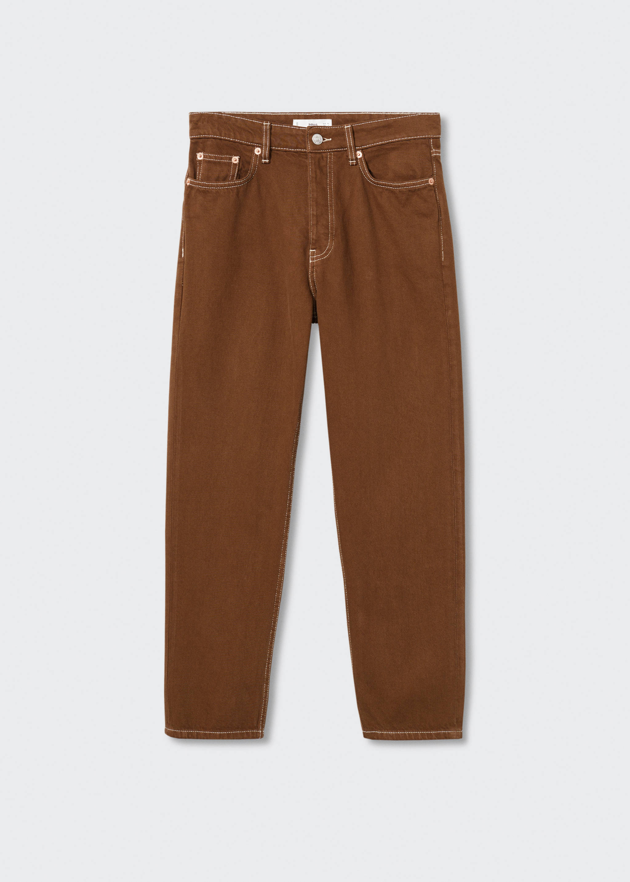 Jeans rectos tiro alto crop - Artículo sin modelo