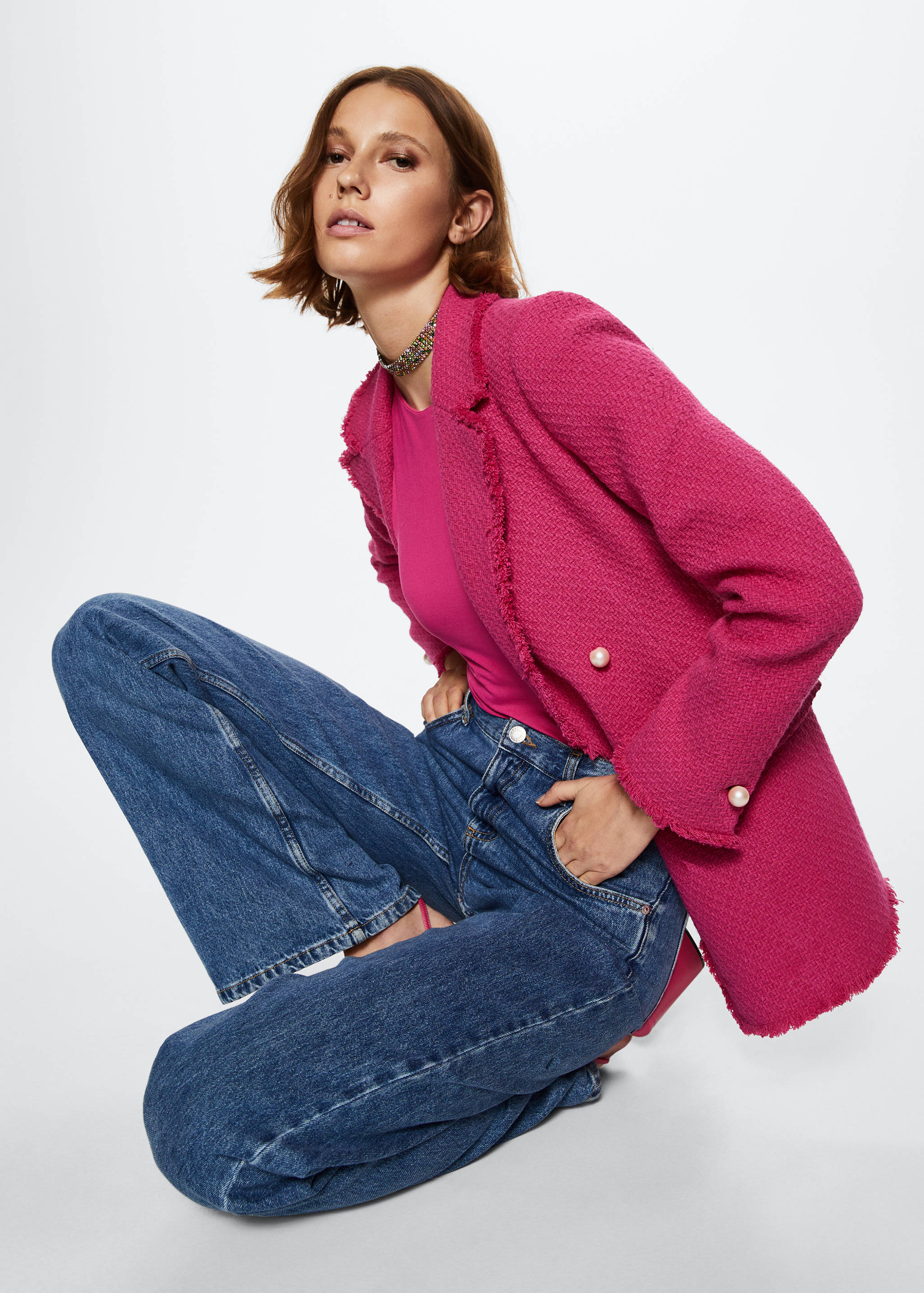 Buttons tweed blazer - Details of the article 6