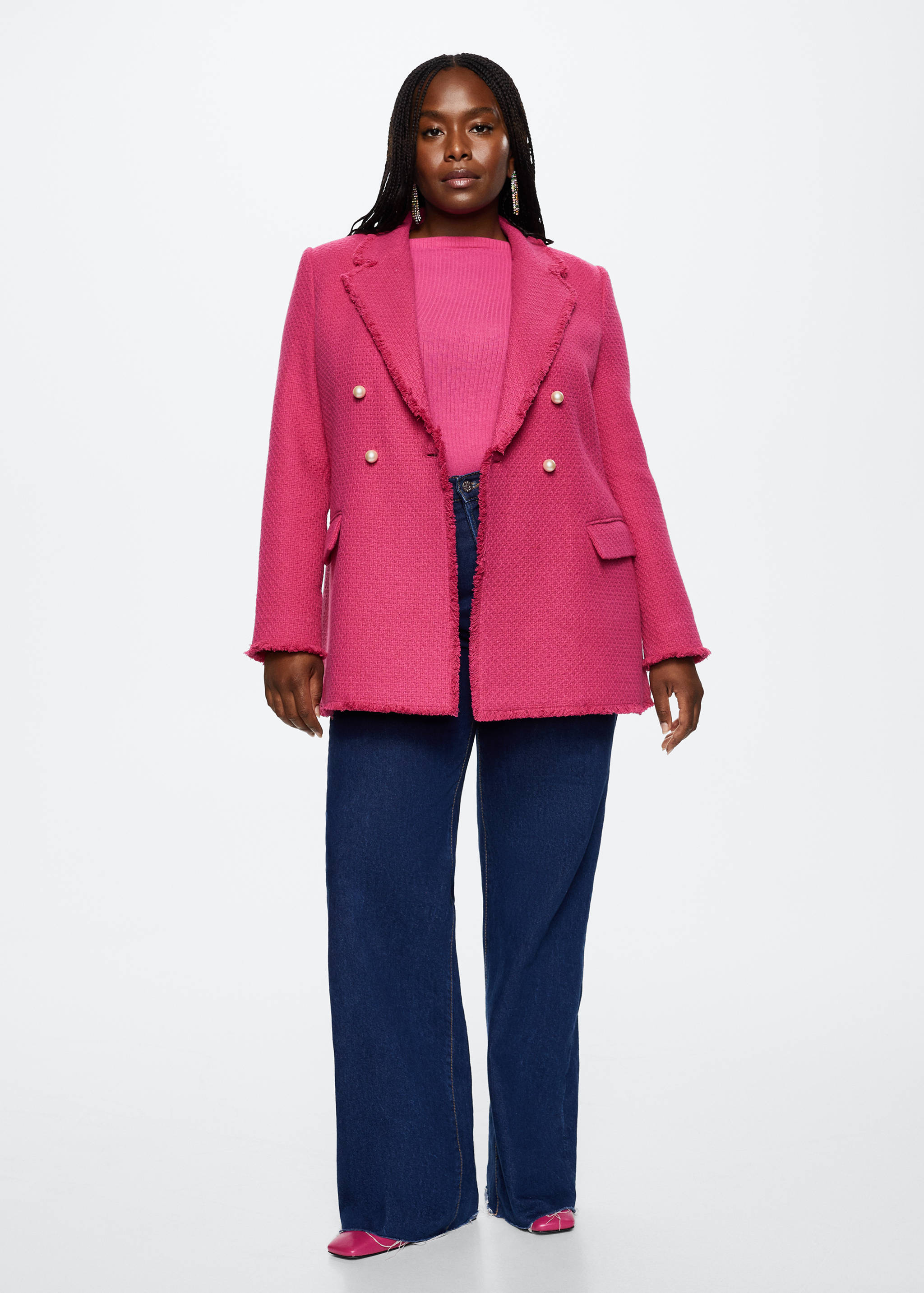 Buttons tweed blazer - Details of the article 3