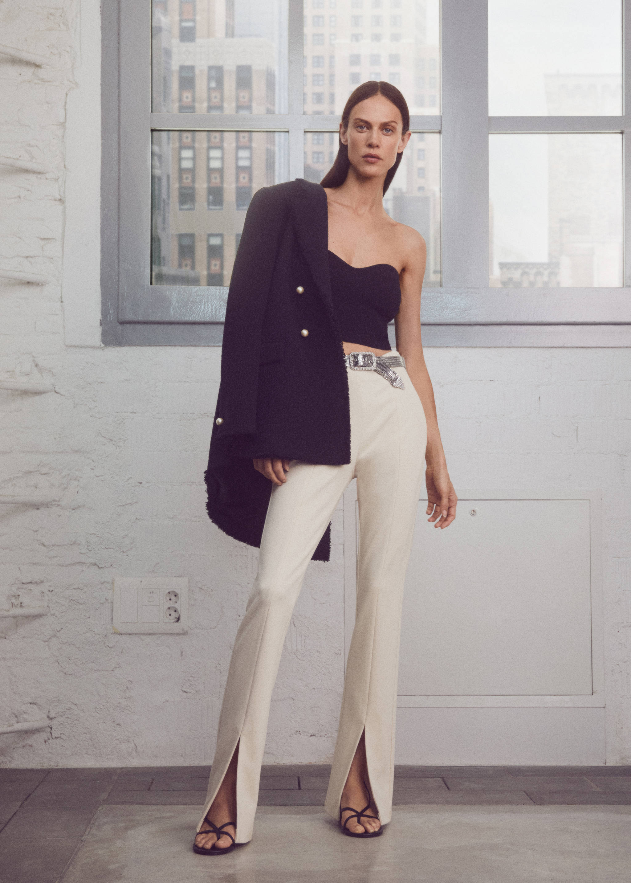 Buttons tweed blazer - Details of the article 6