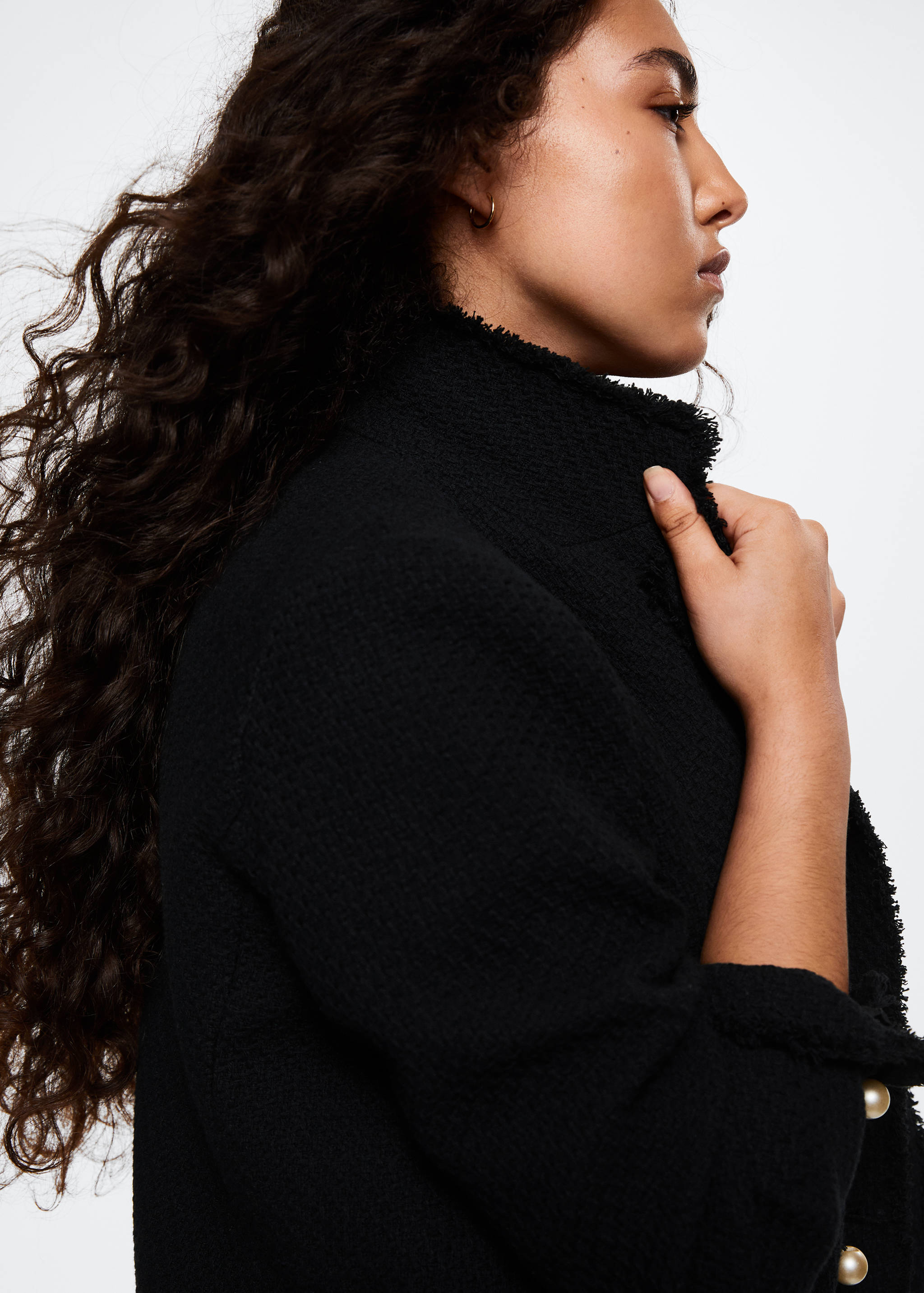 Buttons tweed blazer - Details of the article 5