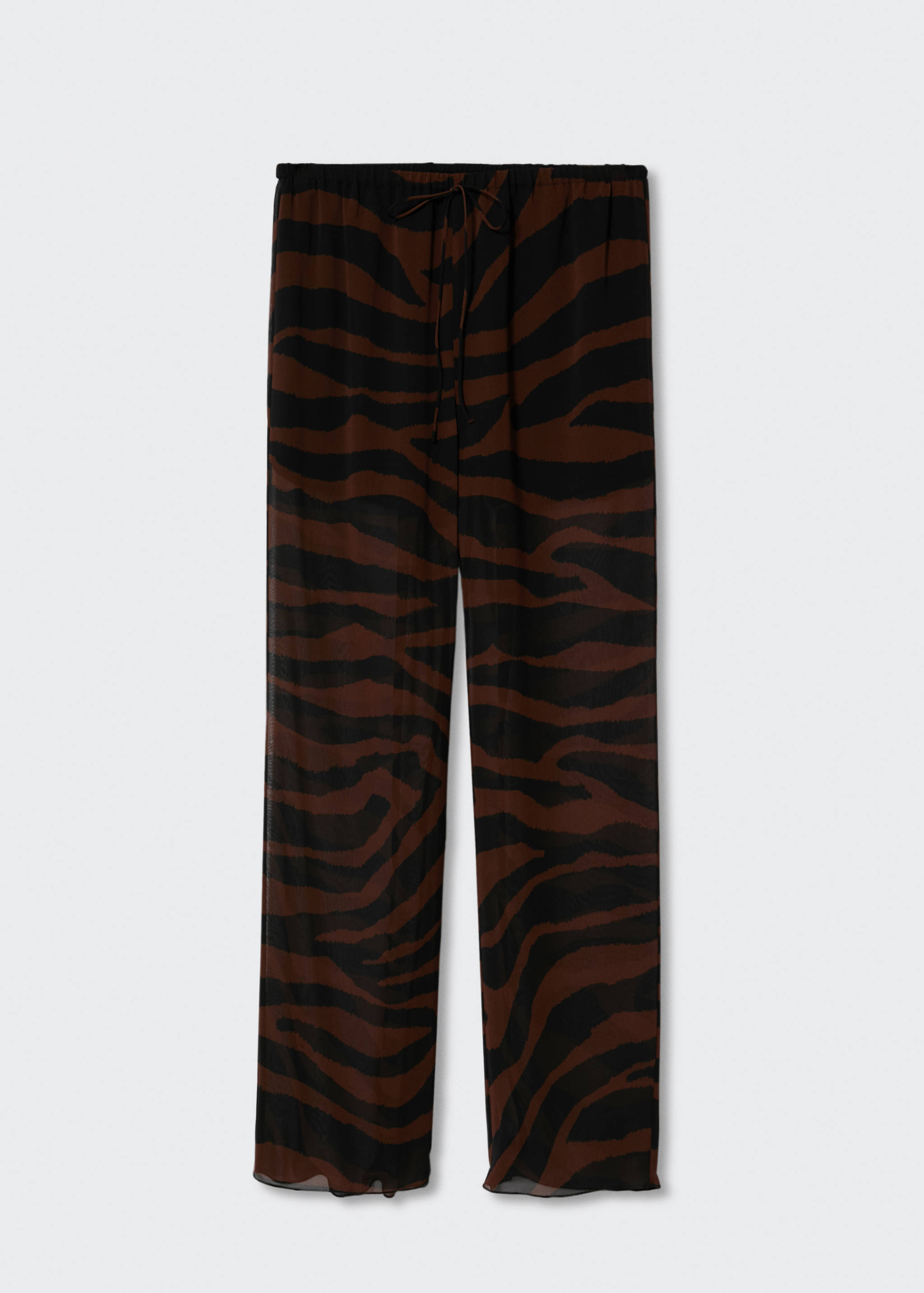 Gerade Hose mit Animal-Print - Artikel ohne Model