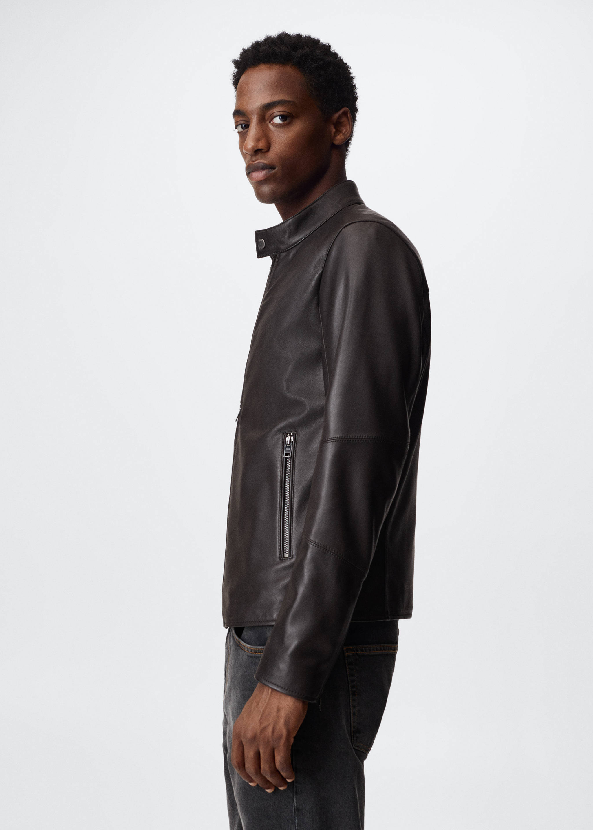 Cazadora biker piel - Detalle del artículo 2