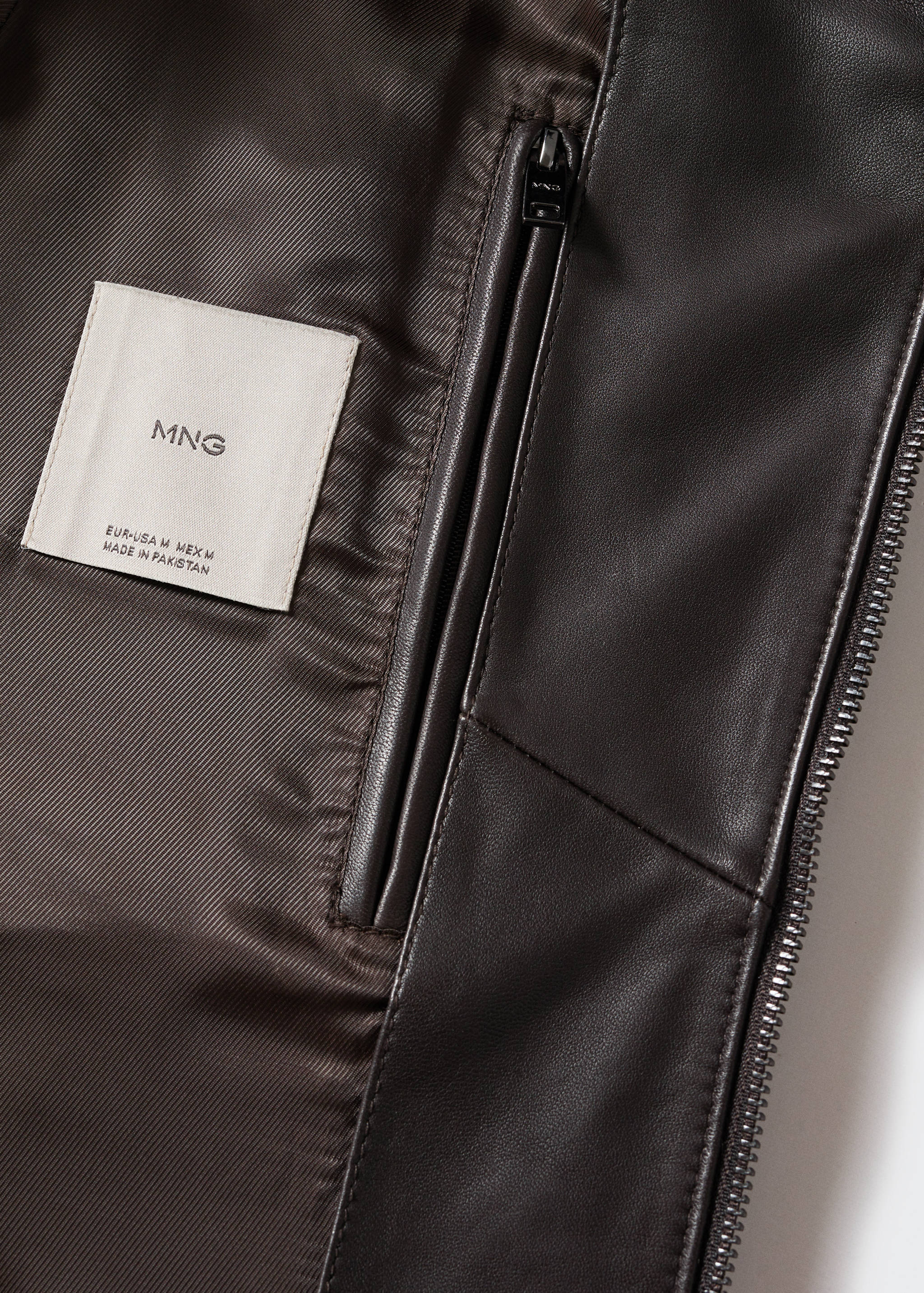 Cazadora biker piel - Detalle del artículo 8