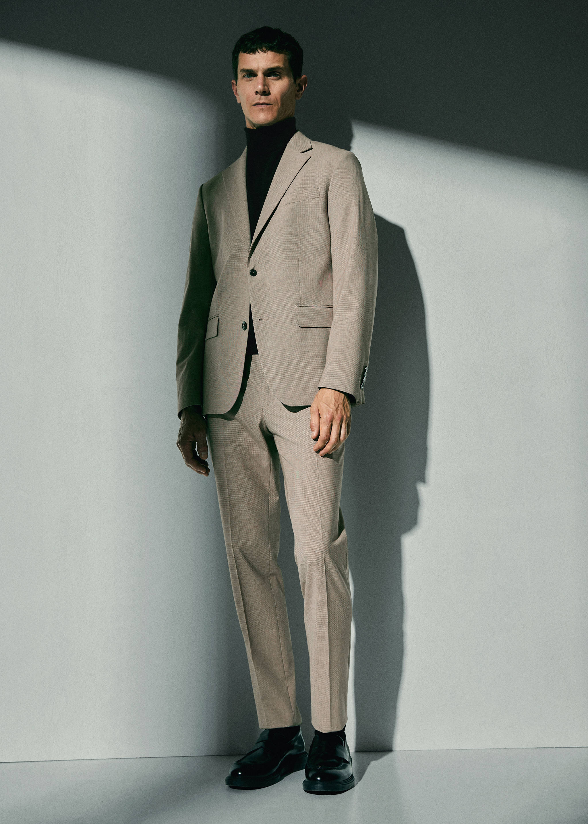Pantaloni de costum slim fit din lână - Detaliu al articolului 5