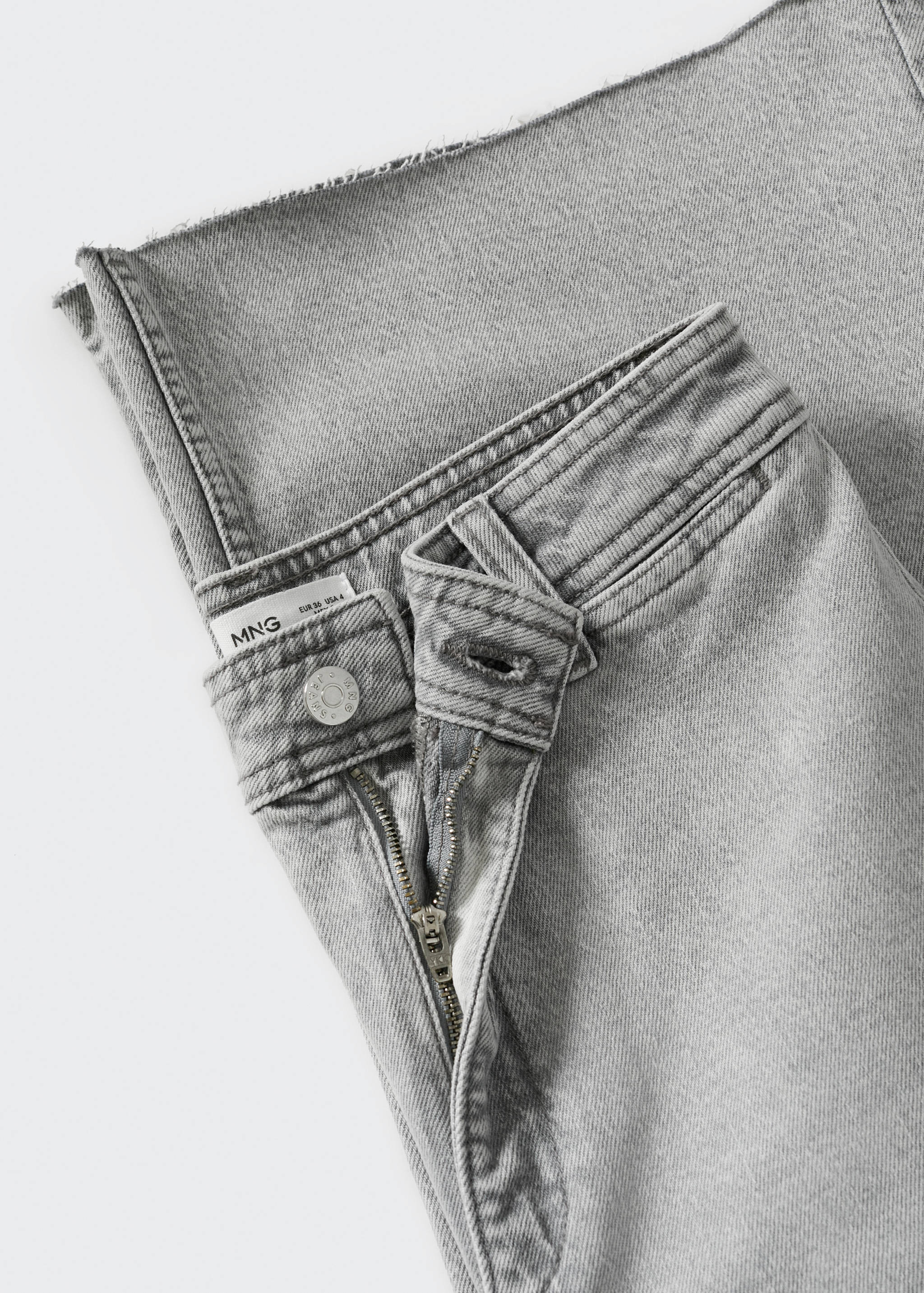 Jeans culotte tiro alto - Detalle del artículo 8