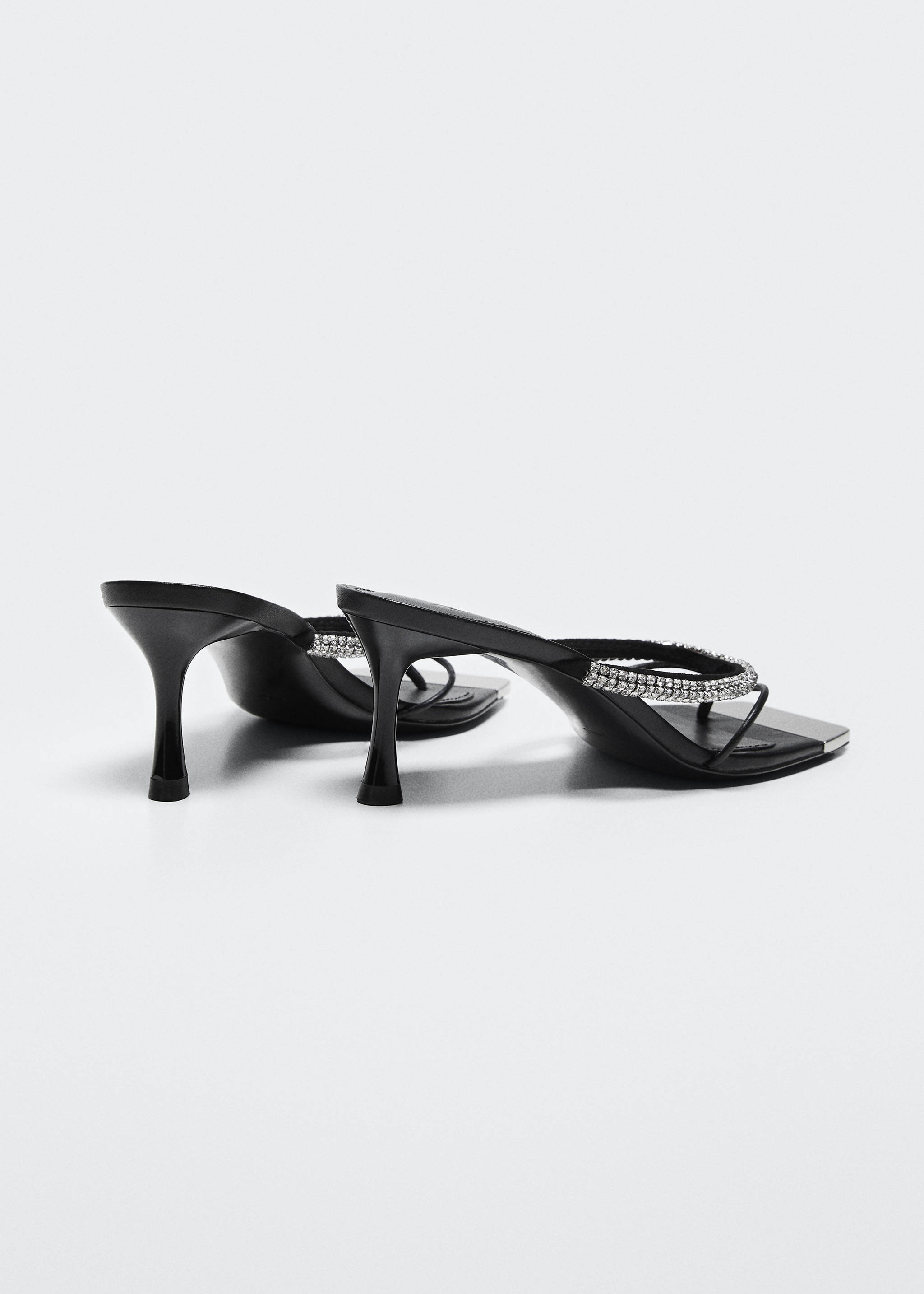 Heeled sandal with strass strap - Details of the article 1