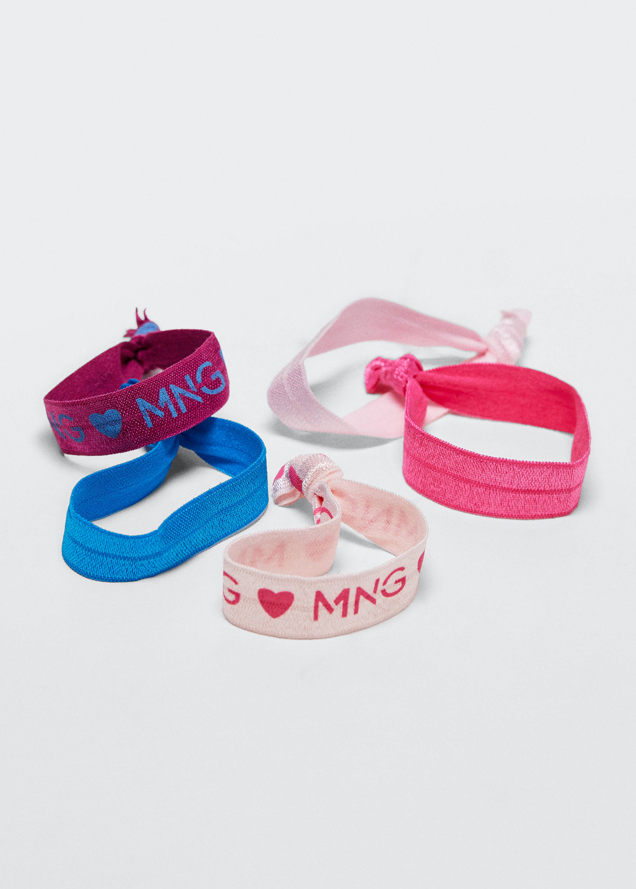 5er-Pack Haargummis - Mittlere Ansicht