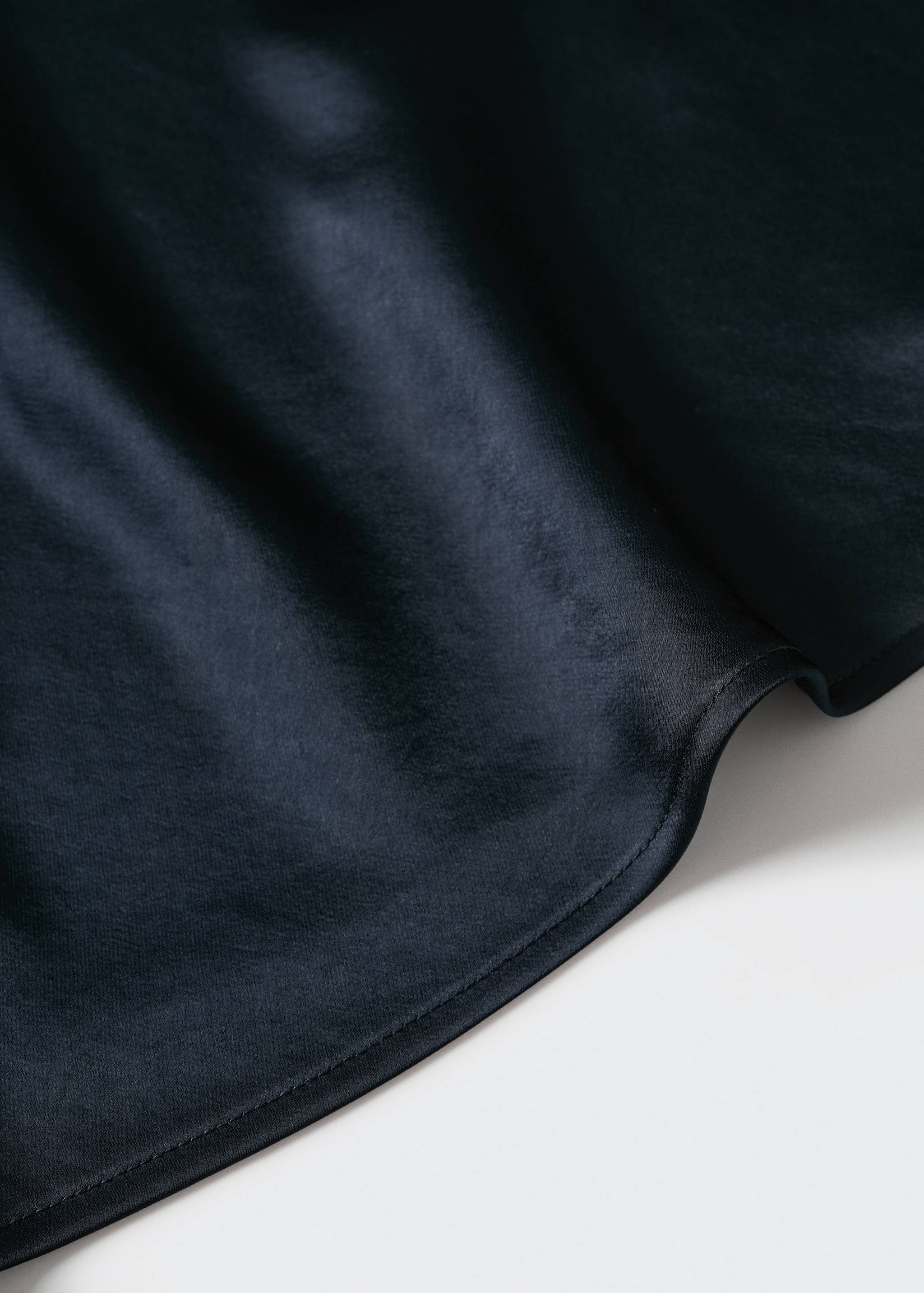 Midi satin skirt - Details of the article 8