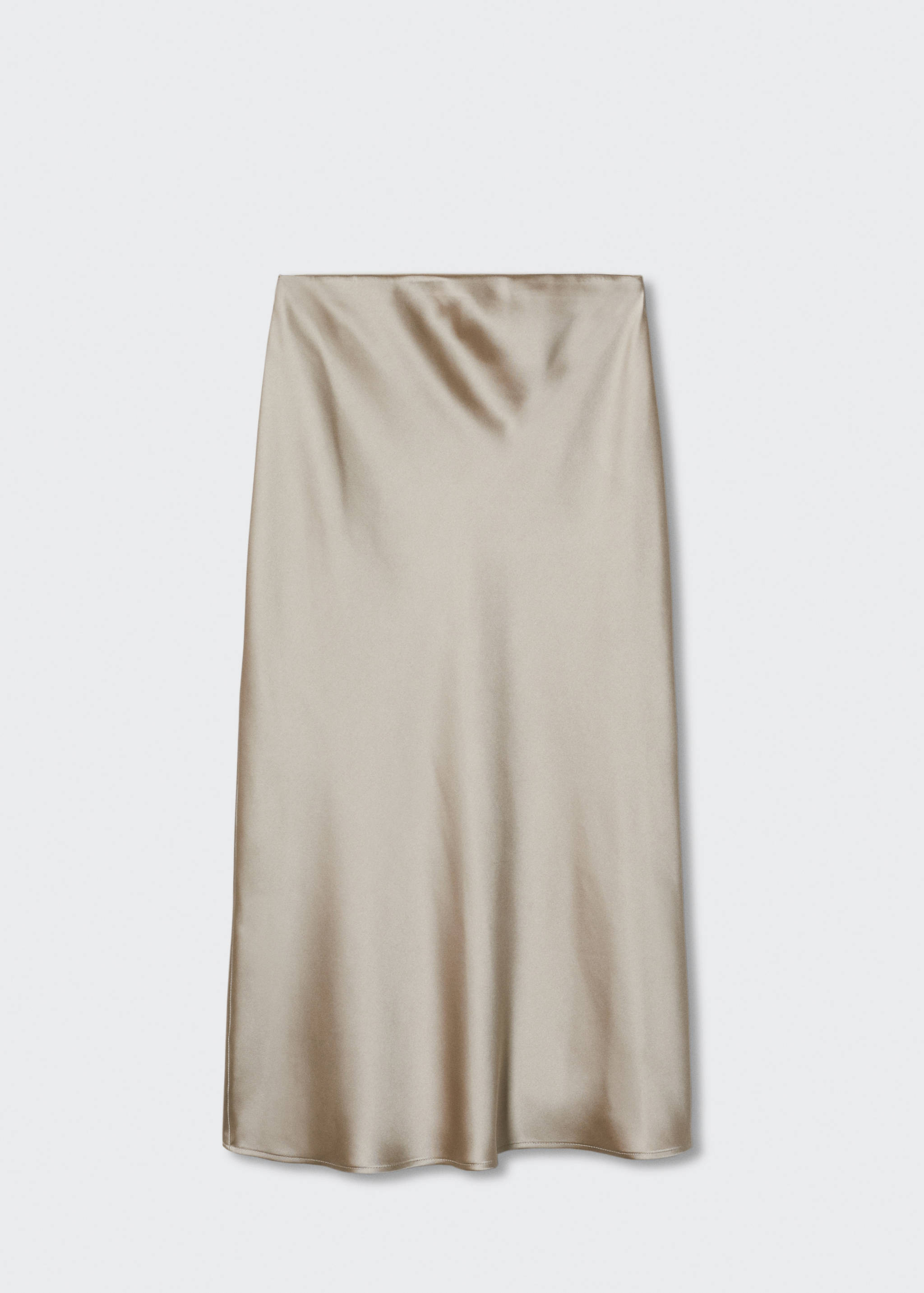 Midi satin skirt - Article without model