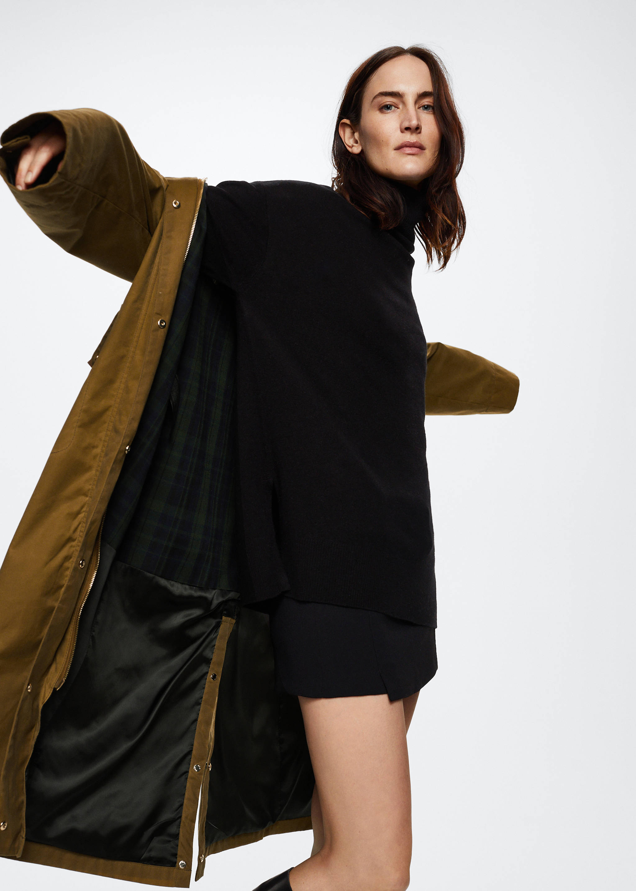 Detachable hood parka - Details of the article 2