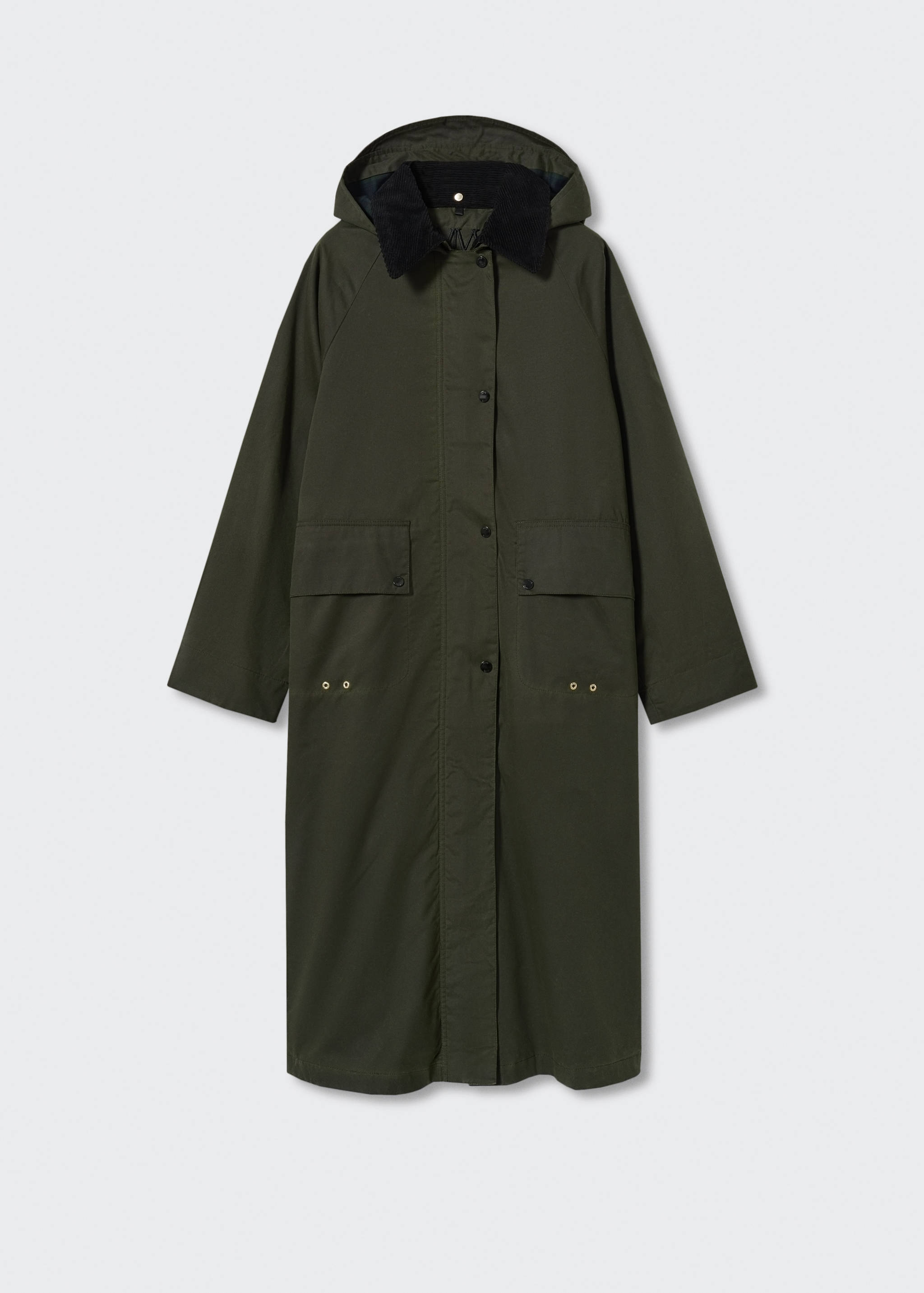 Detachable hood parka - Article without model