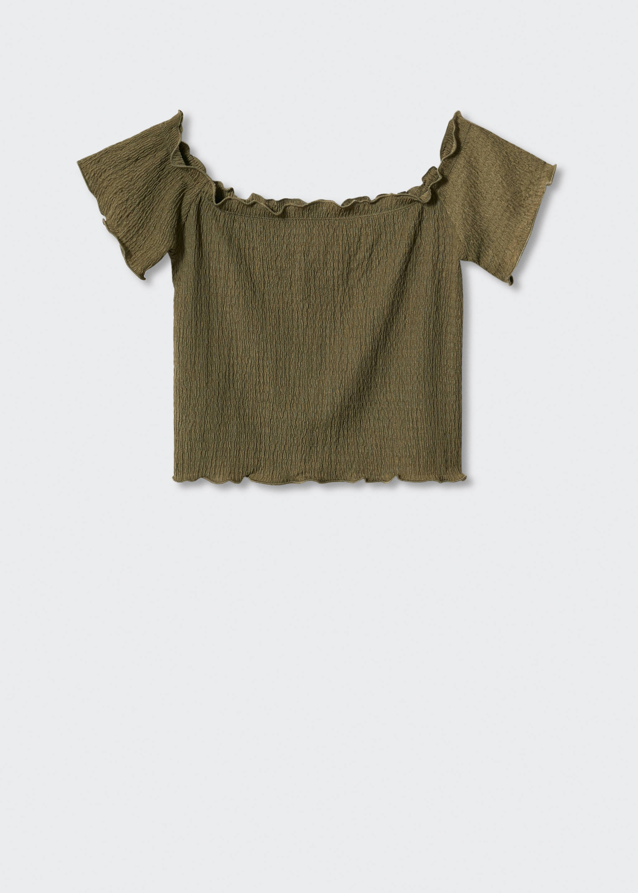 Crop top texturé - Article sans modèle