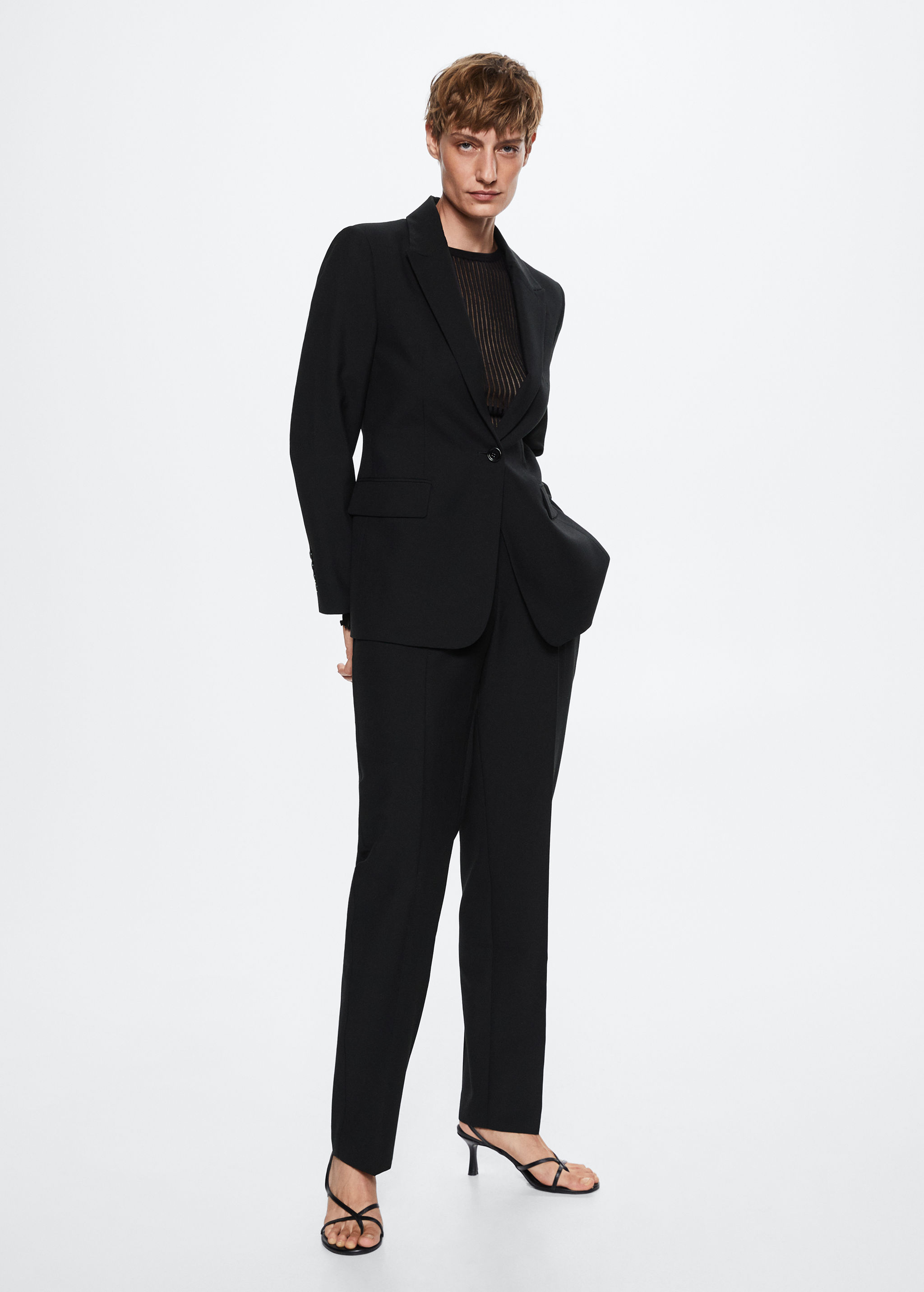 Pantalon de costume laine - Plan général