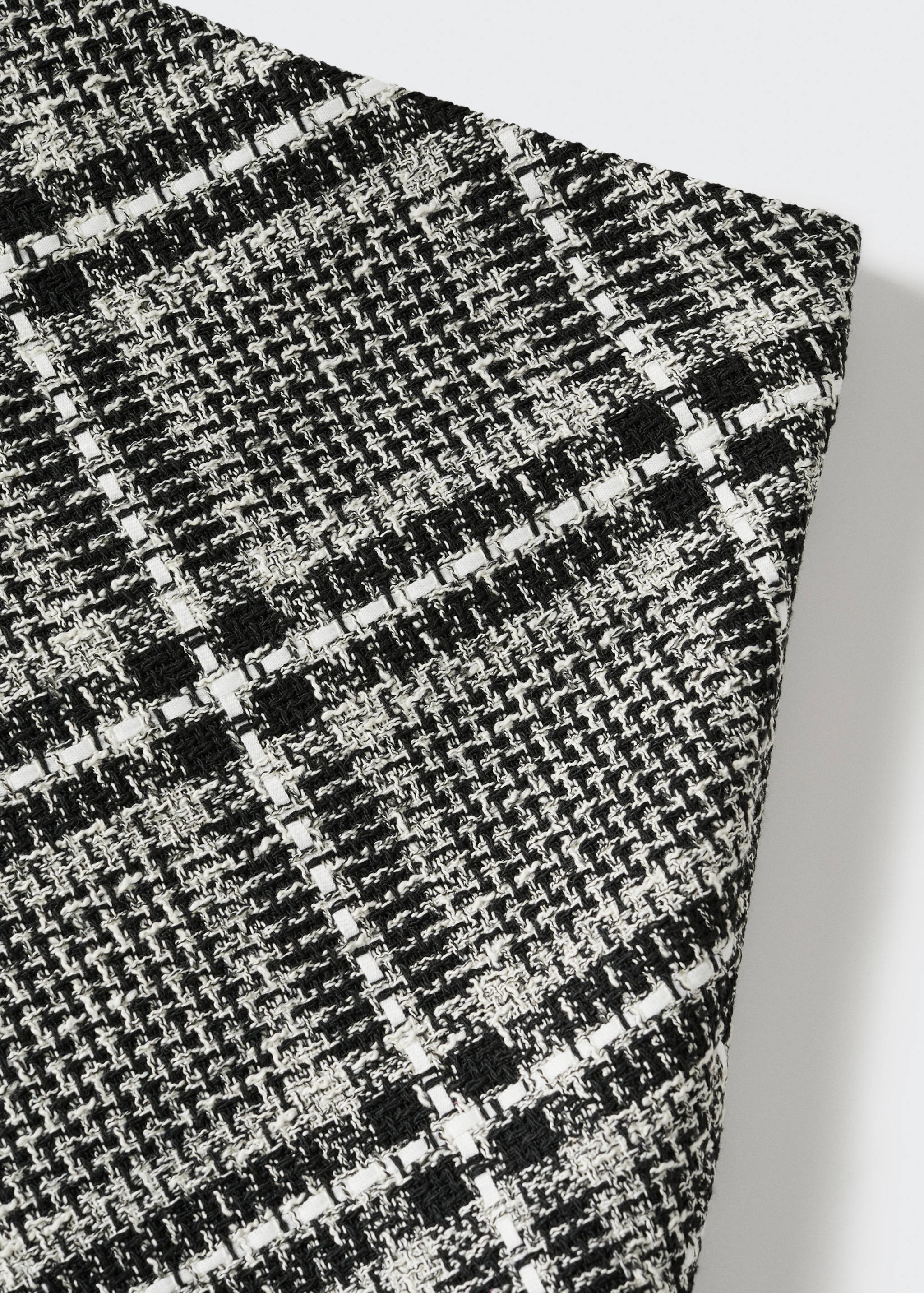 Check tweed skirt - Details of the article 8