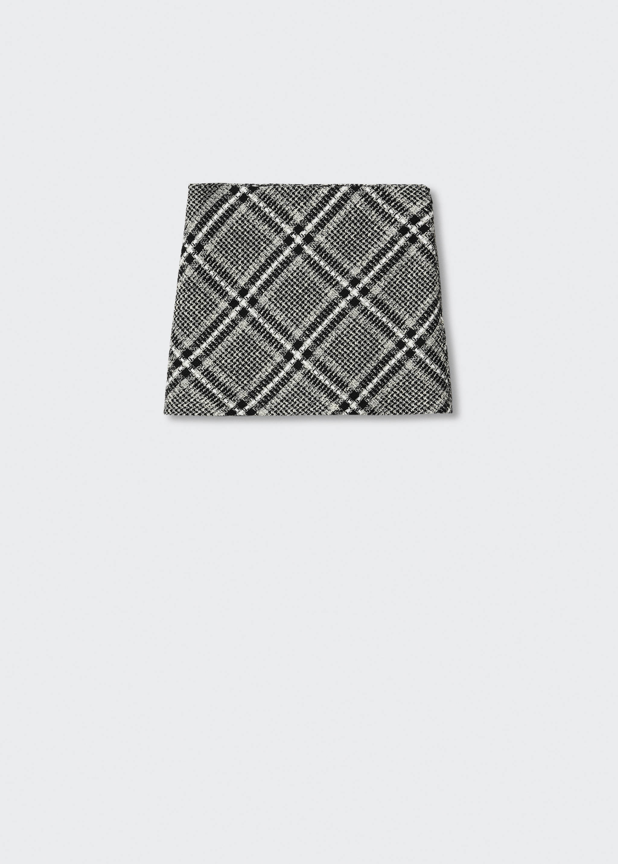 Check tweed skirt - Article without model