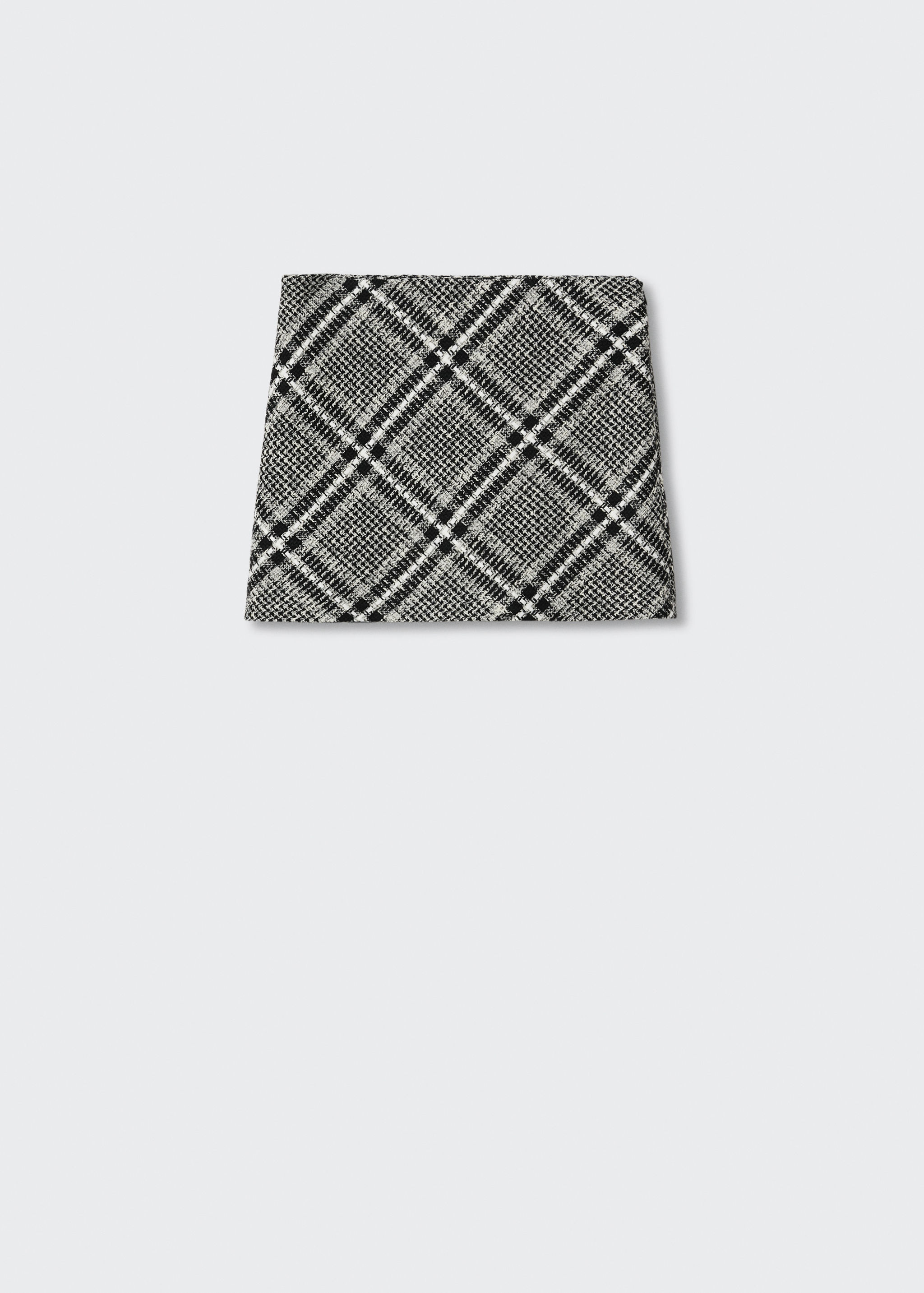 Jupe tweed à carreaux - Article sans modèle