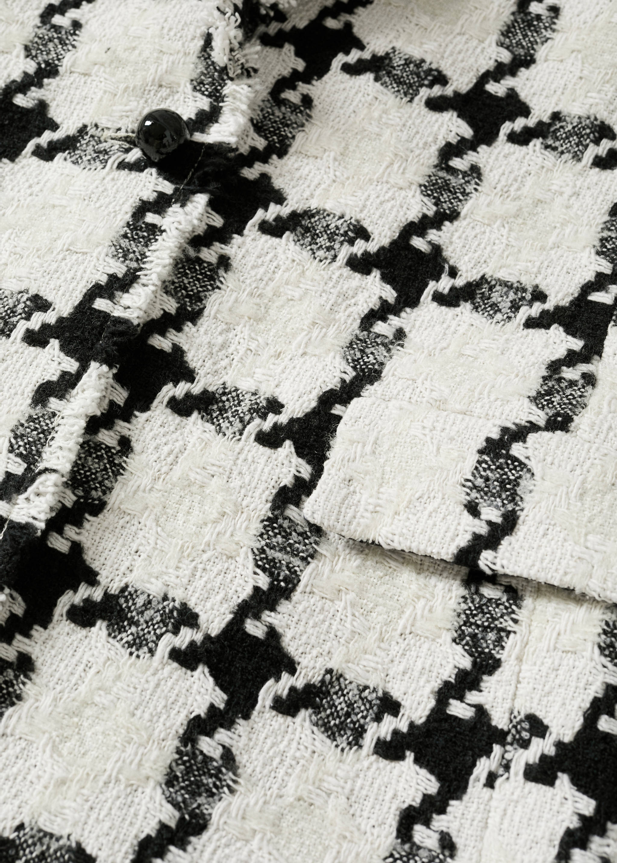 Karierter Tweedmantel - Detail des Artikels 8