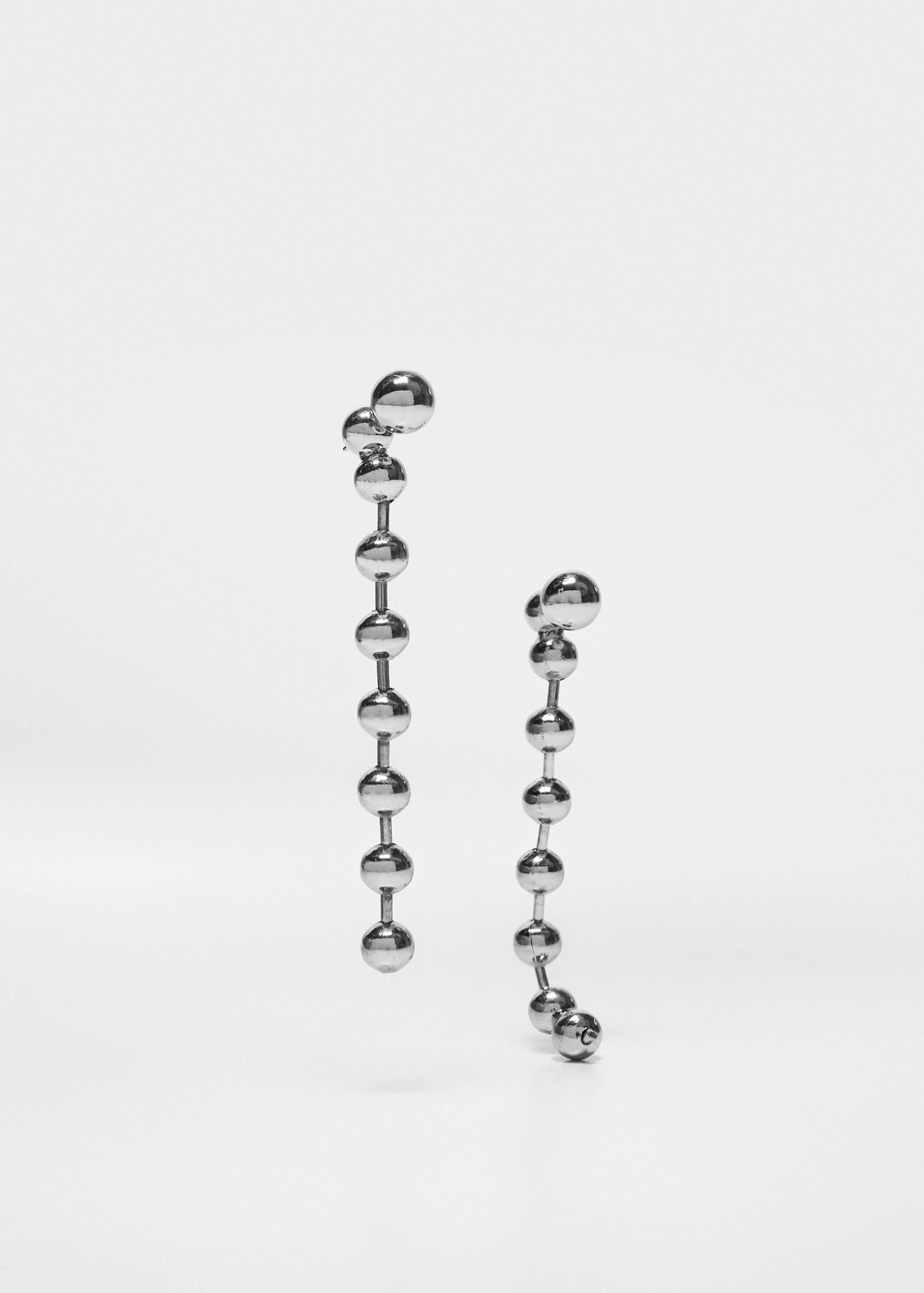 Metal bead earrings - Details of the article 1