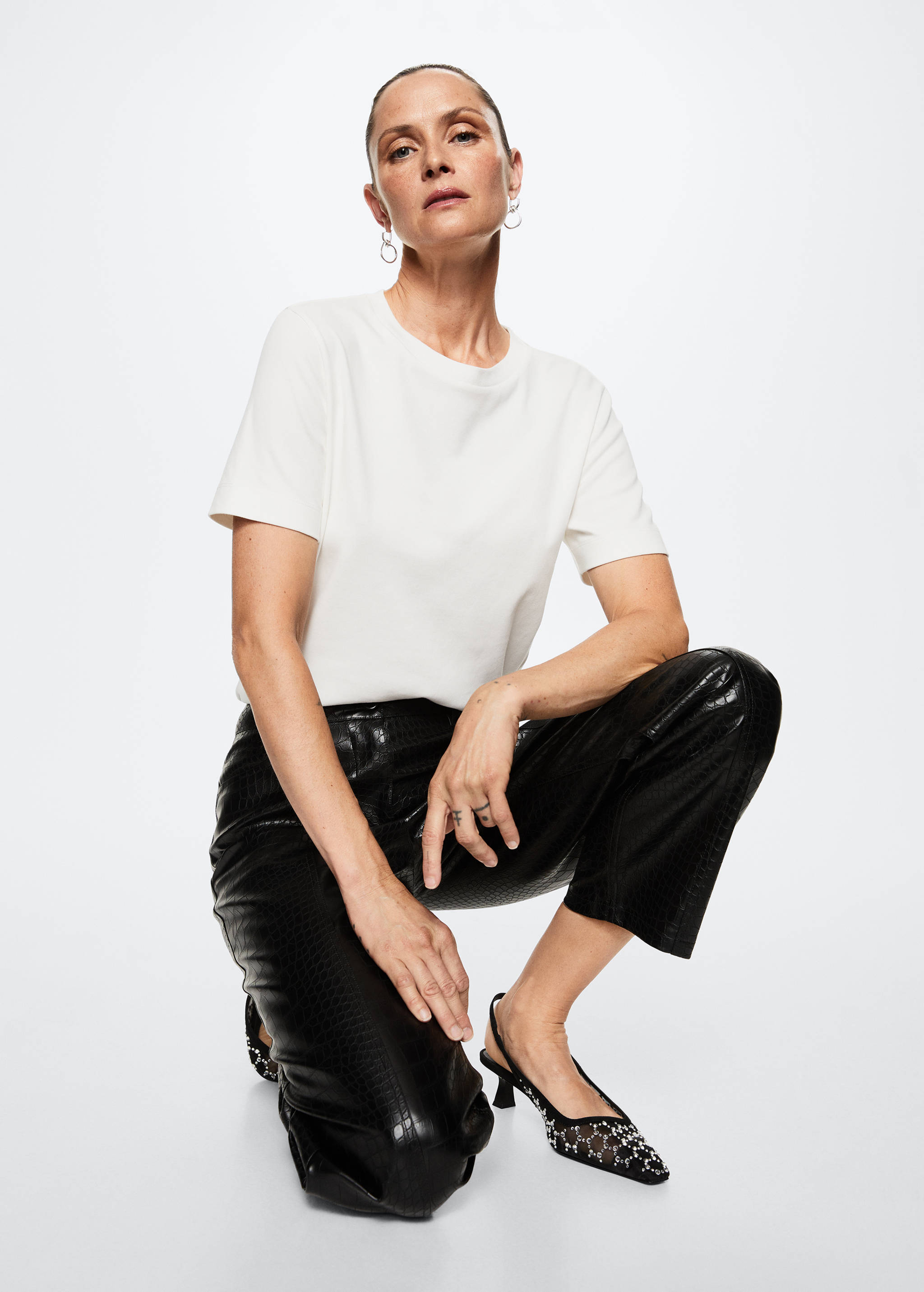 Pantalons efecte pell cocodril - Detall de l'article 2