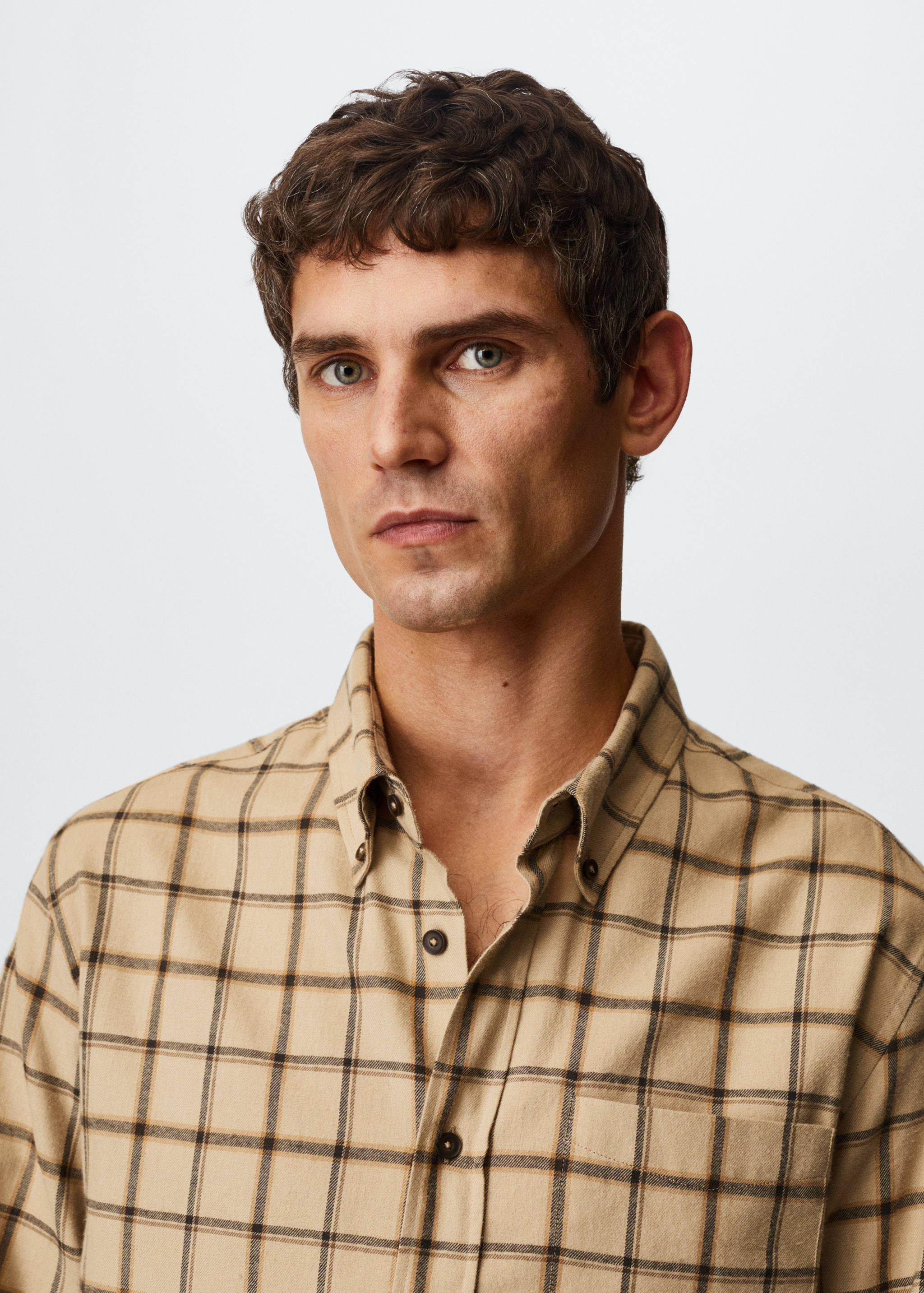 Checked flannel shirt - Details of the article 1