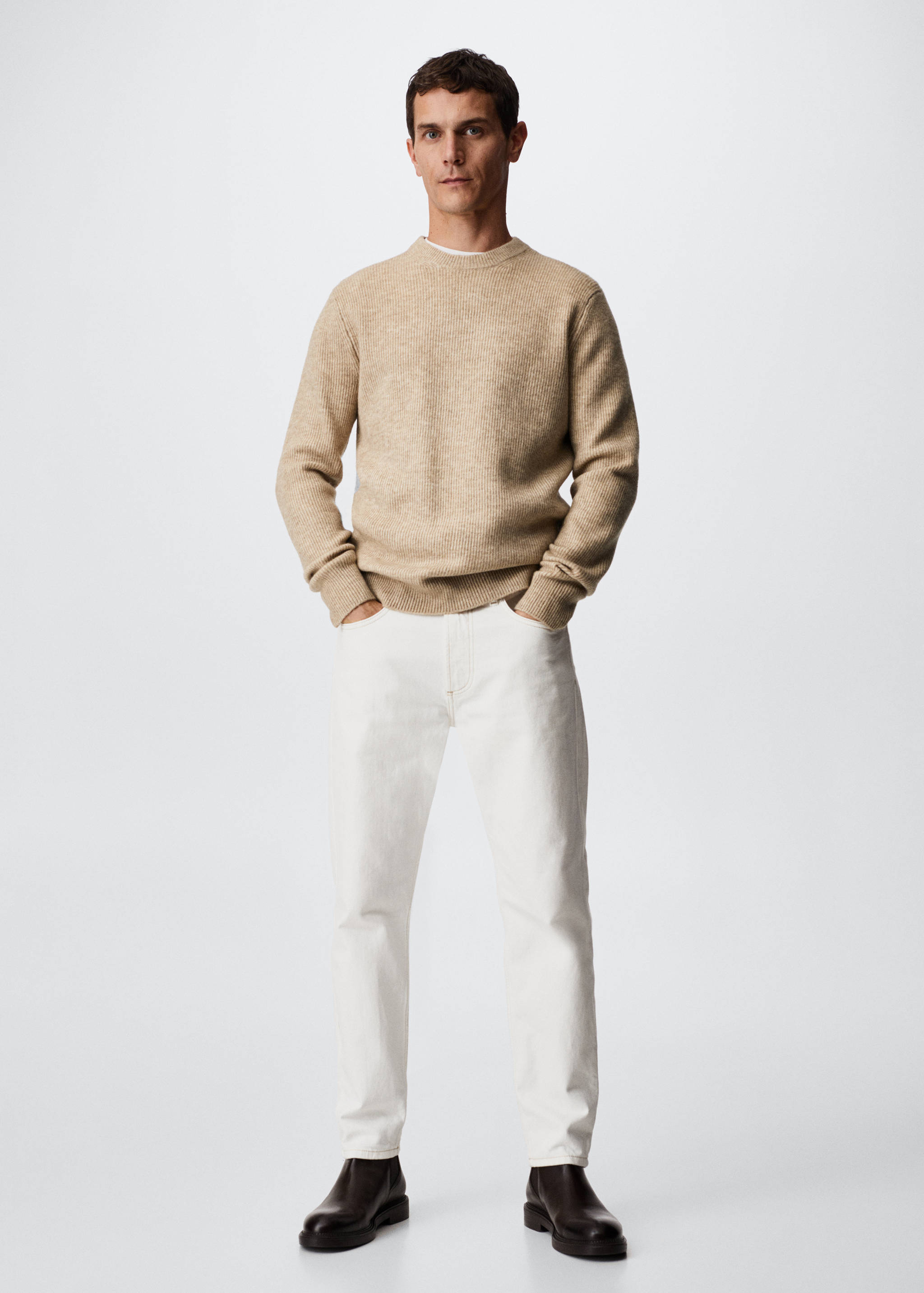 Structured fabric sweater - General plane
