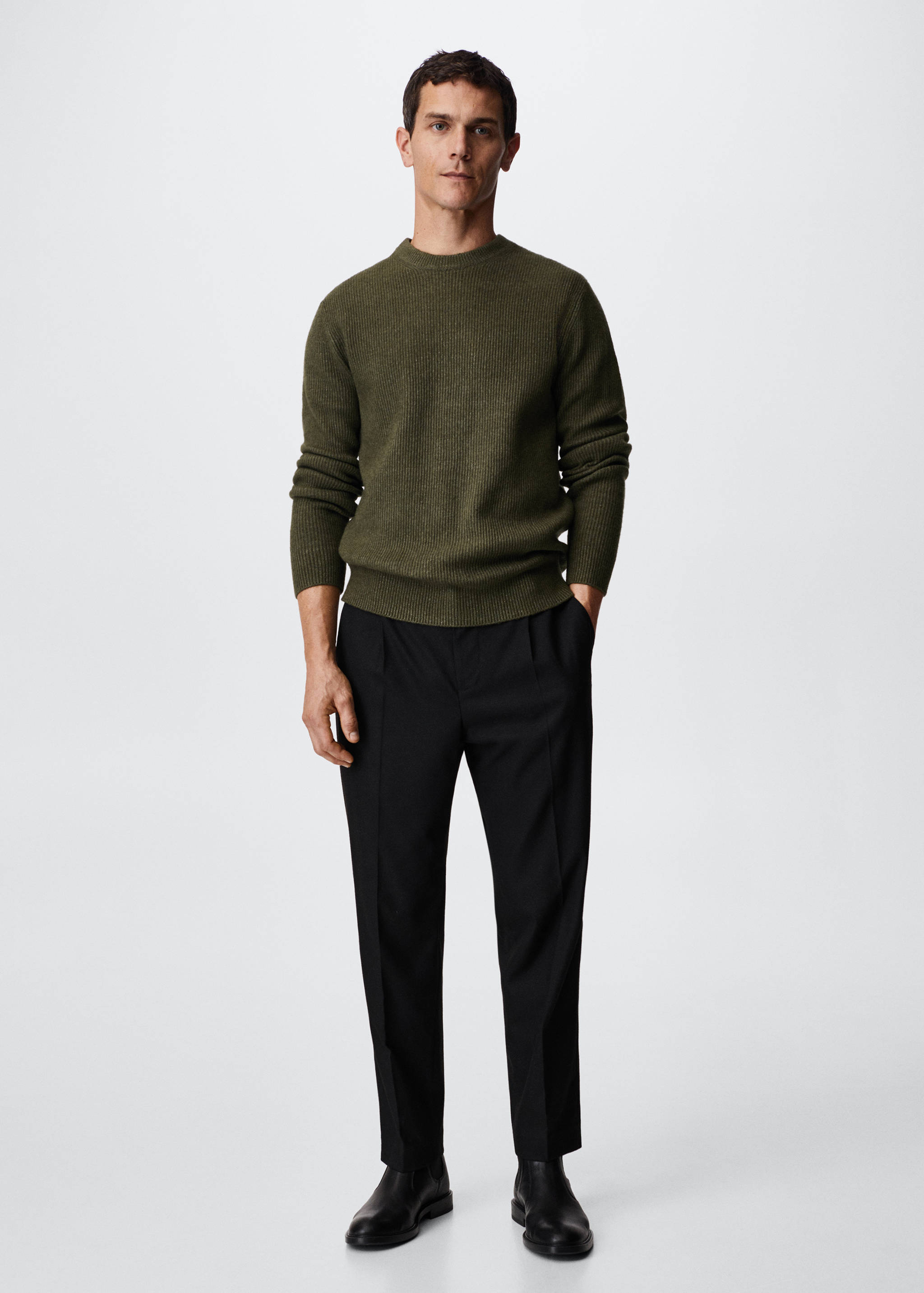 Structured fabric sweater - General plane