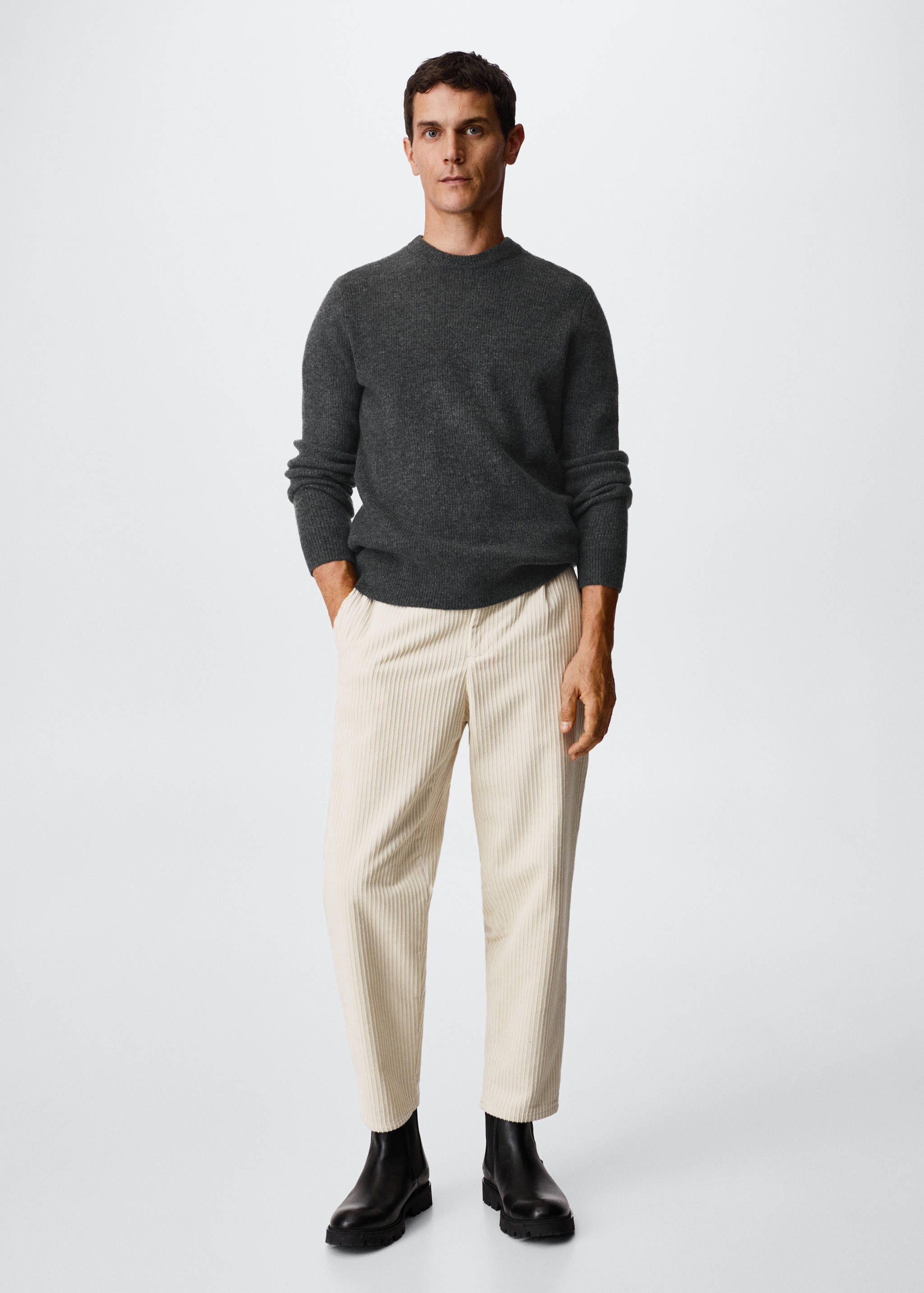 Structured fabric sweater - General plane