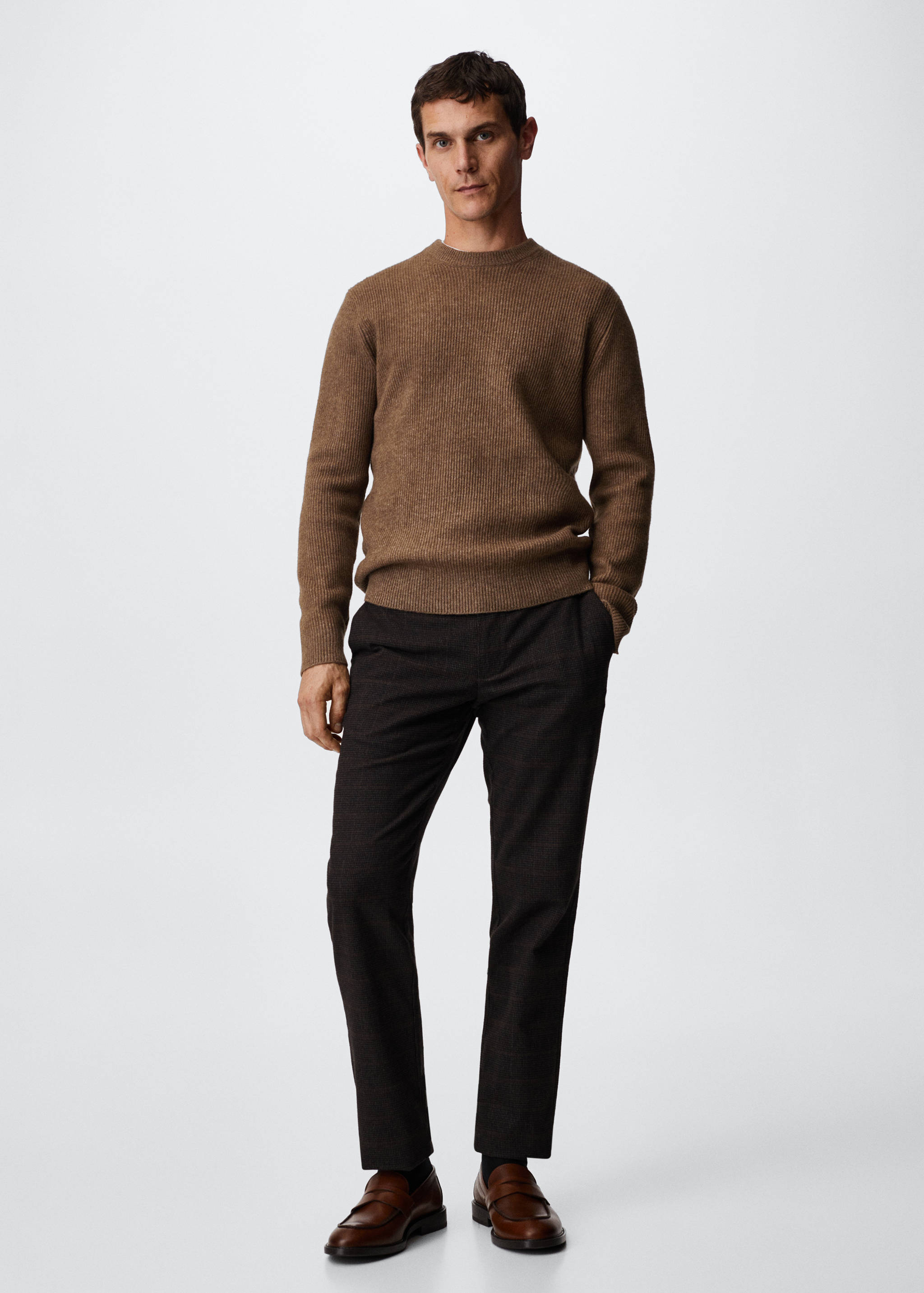 Structured fabric sweater - General plane