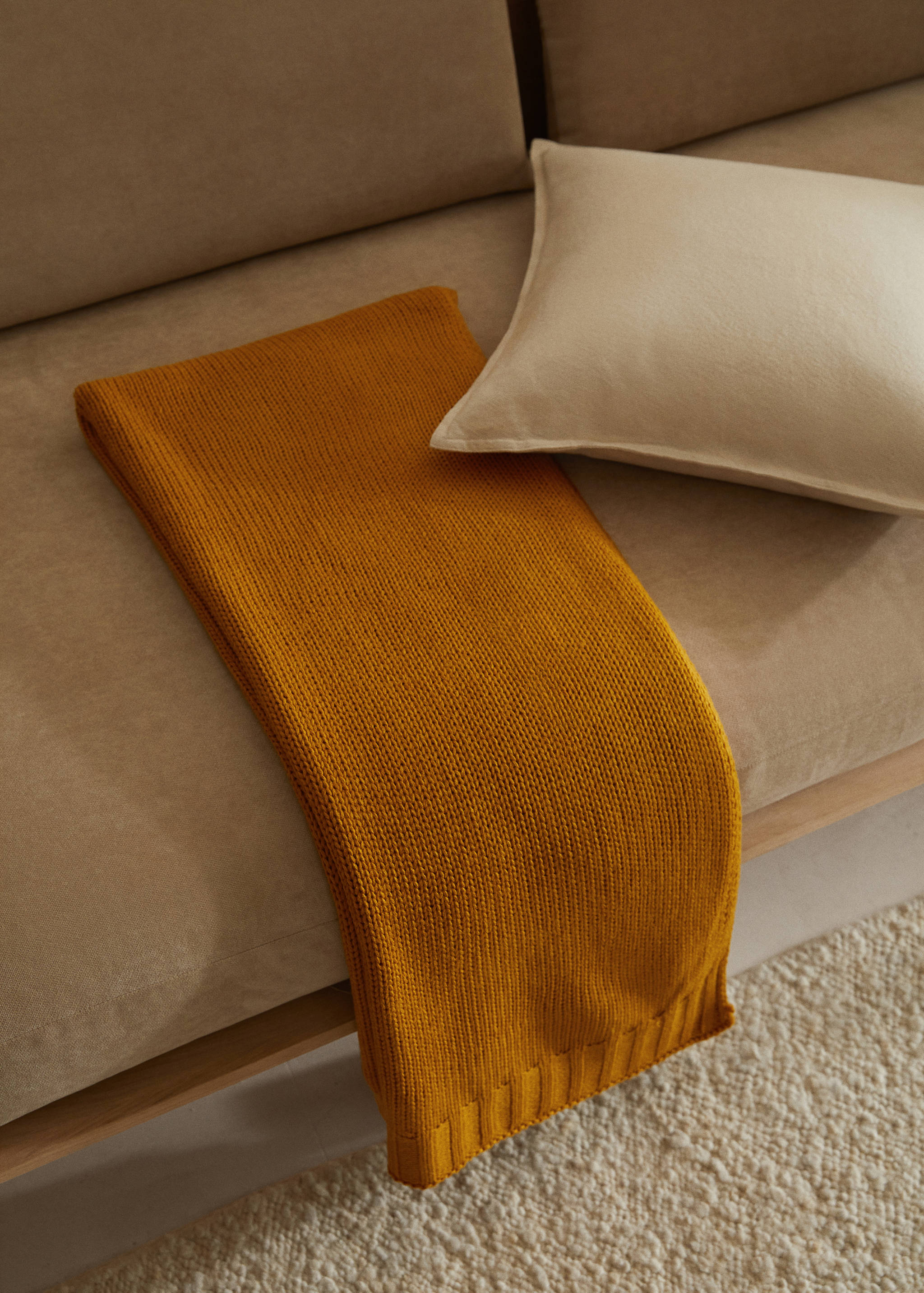 Open knit blanket 130x180cm - General plane