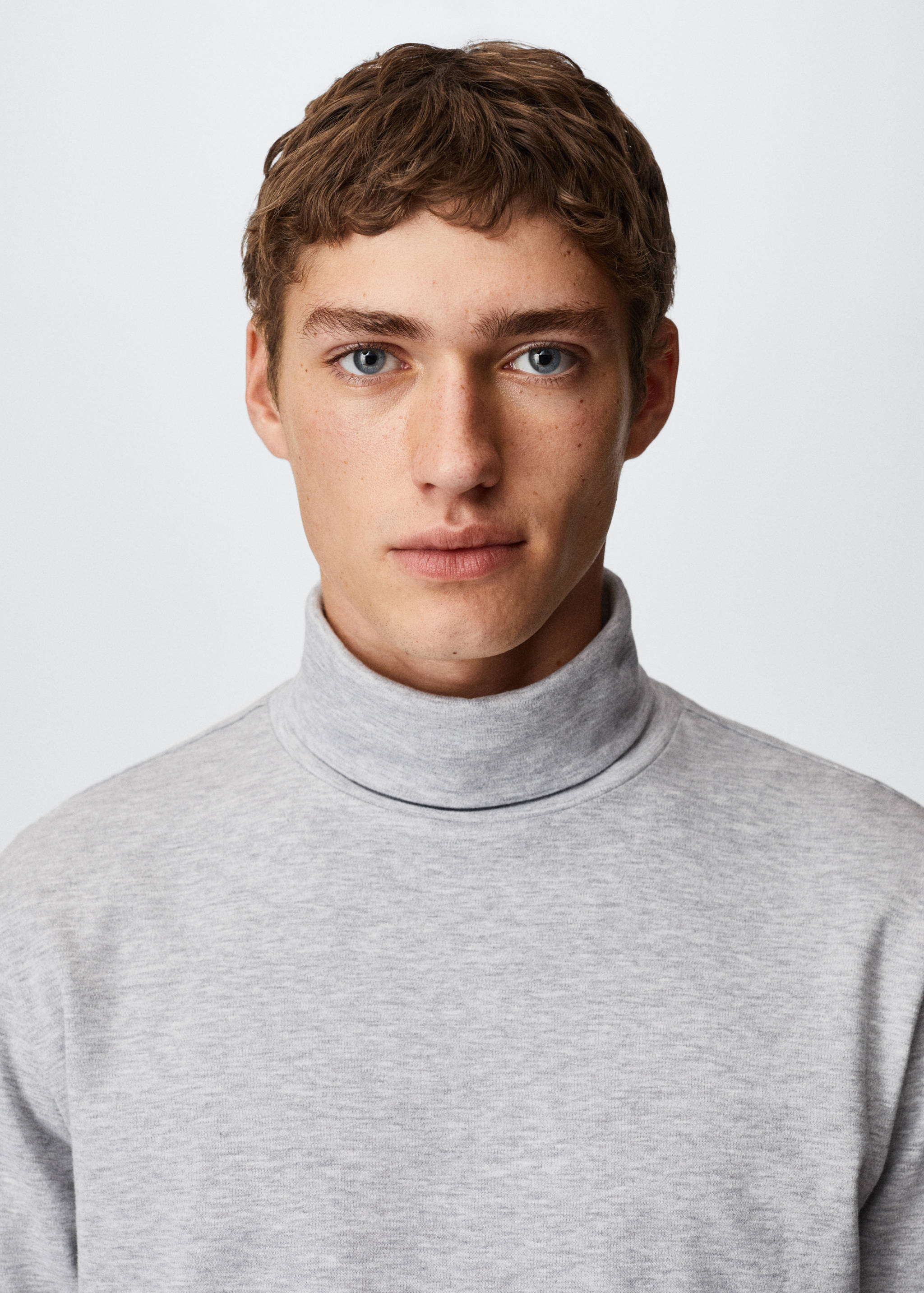 Baumwoll-Shirt mit Rollkragen - Detail des Artikels 1