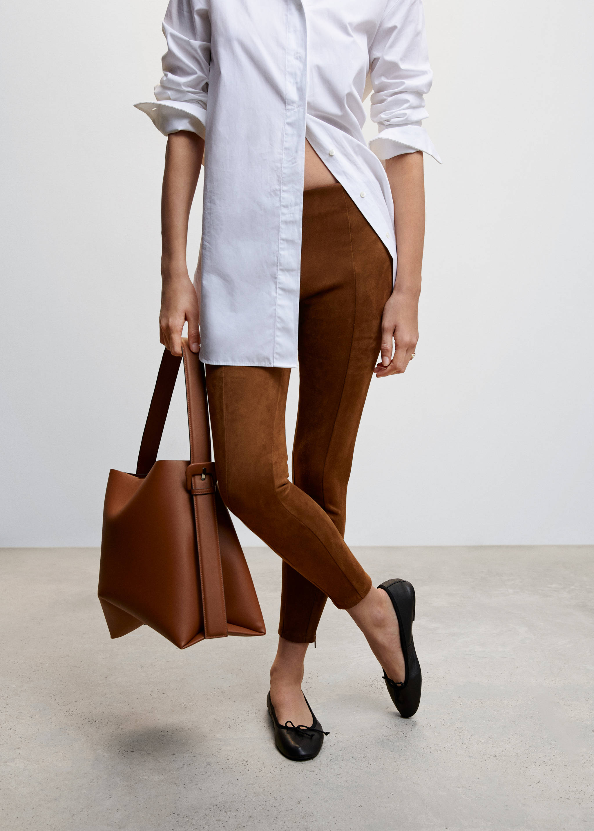 Wildleder-Leggings - Mittlere Ansicht