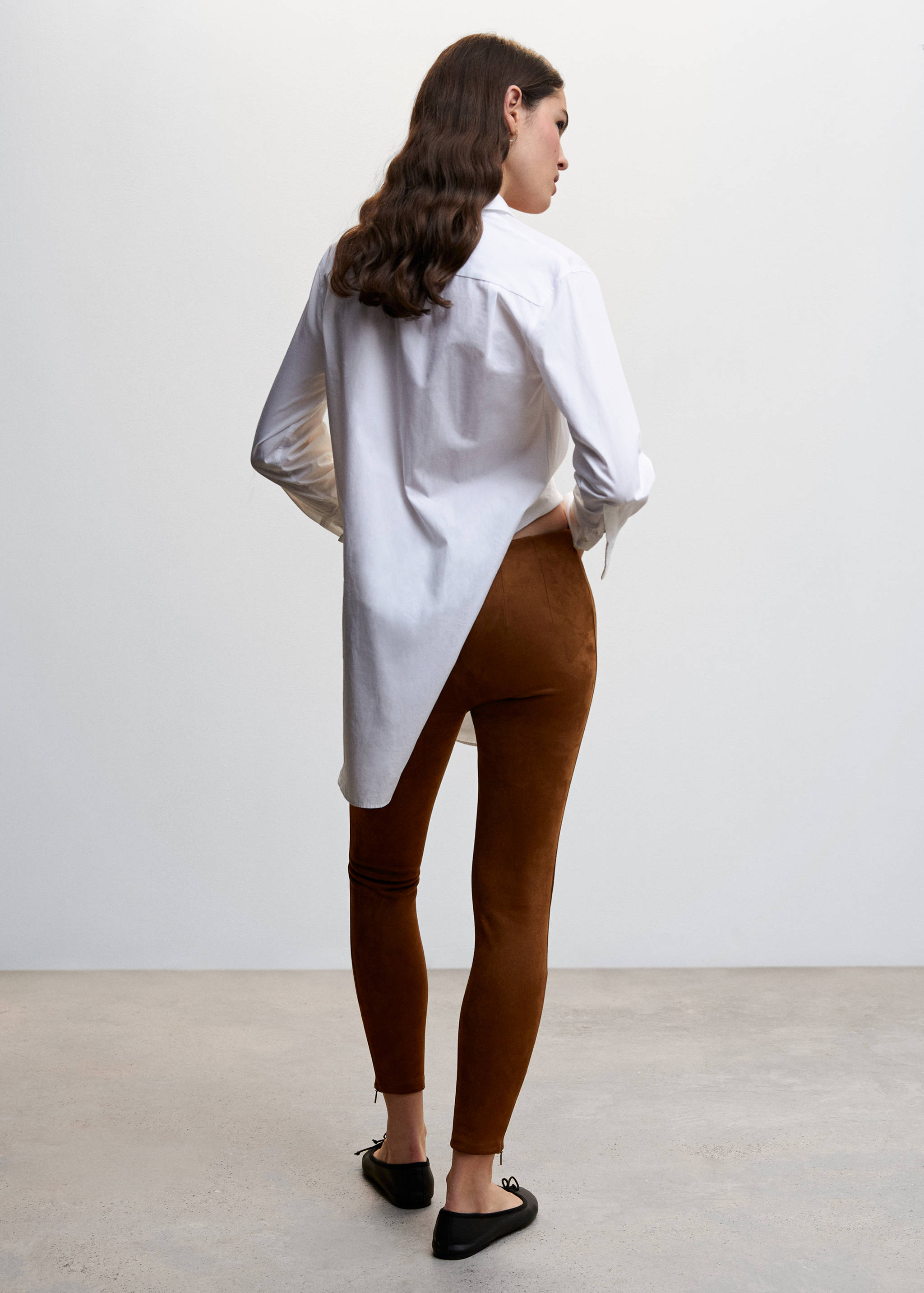 Wildleder-Leggings - Rückseite des Artikels