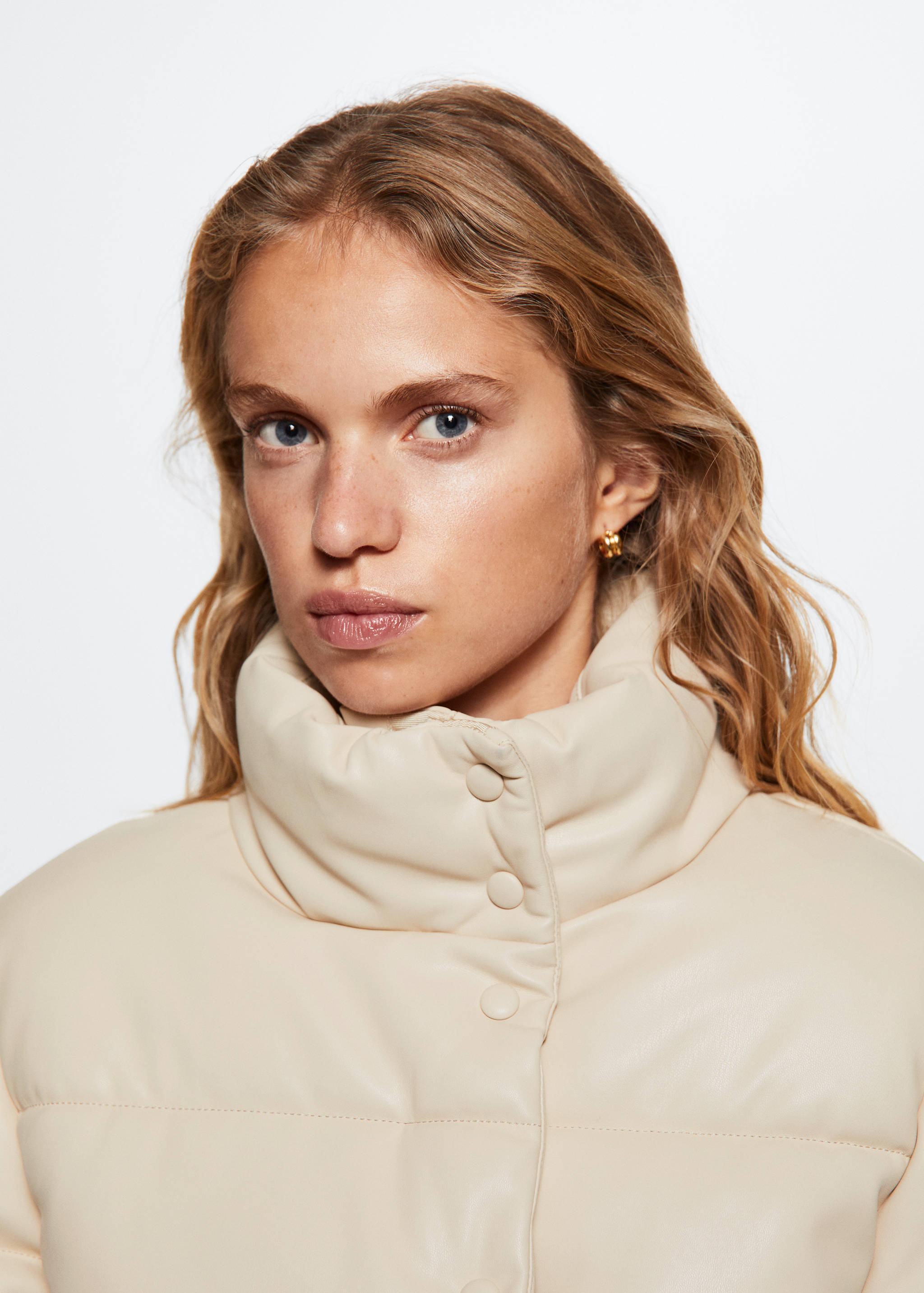 Steppanorak mit Leder-Effekt - Detail des Artikels 1