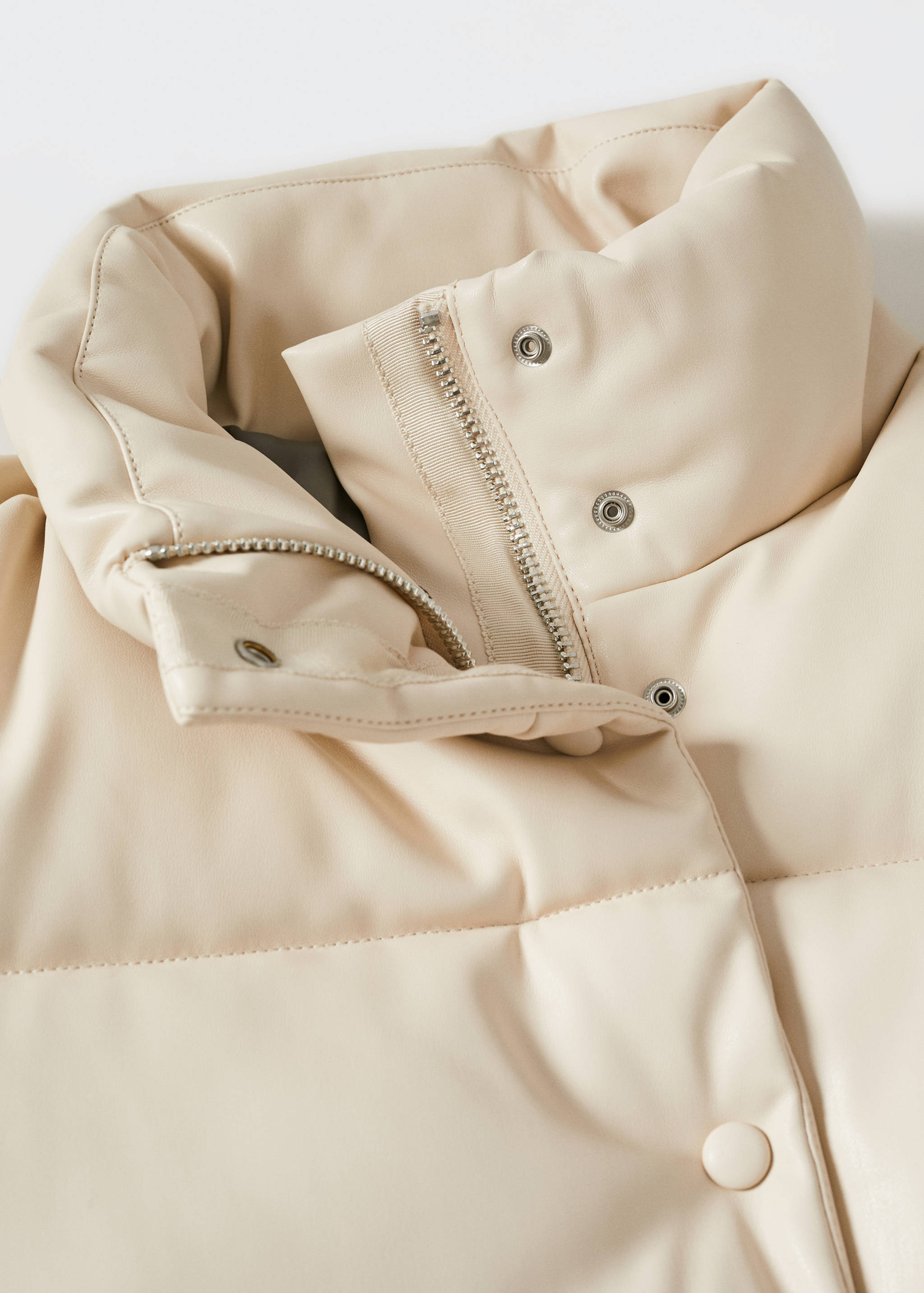 Steppanorak mit Leder-Effekt - Detail des Artikels 8