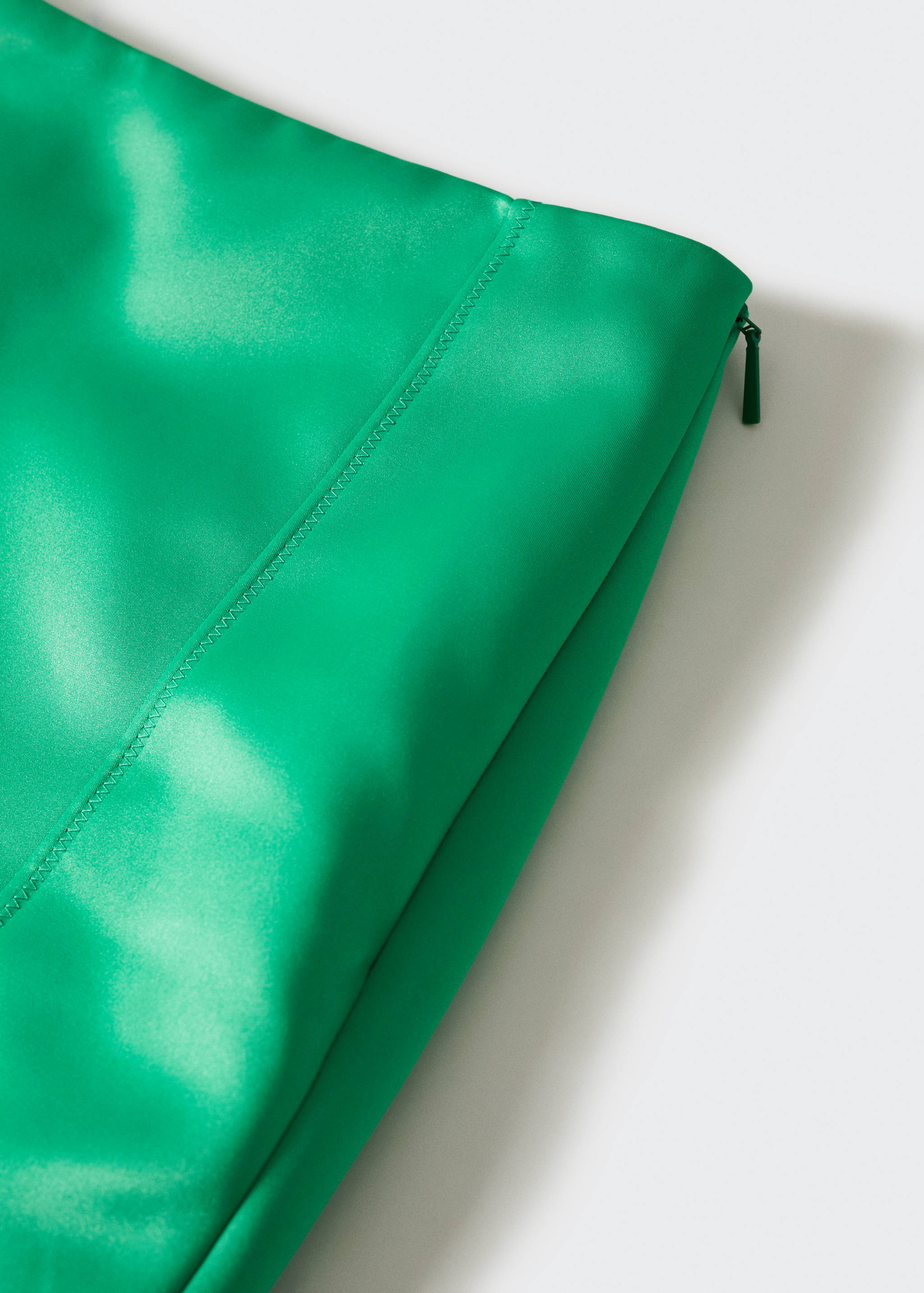 Satin mini skirt - Details of the article 8