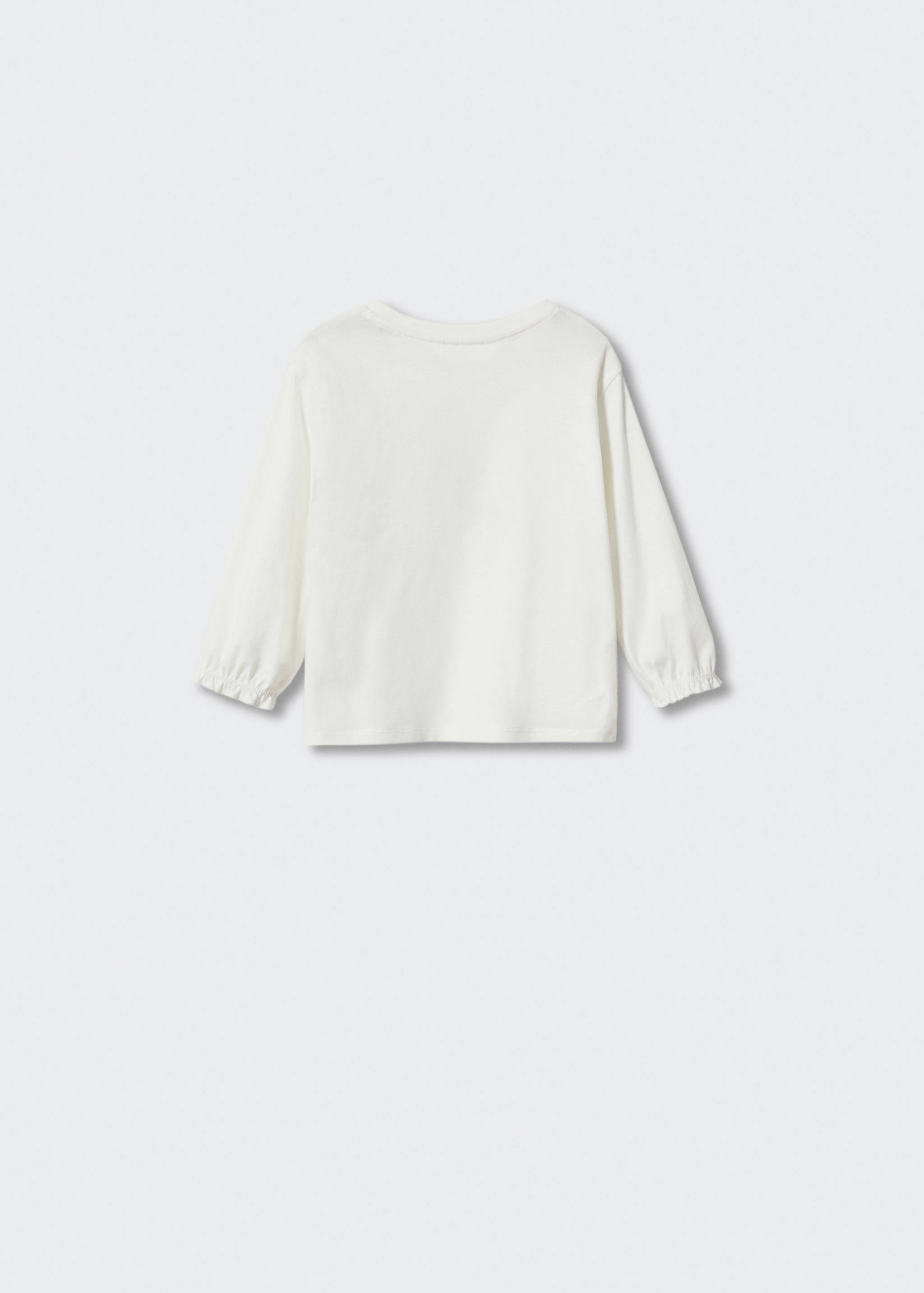 Camiseta manga larga estampada - Reverso del artículo